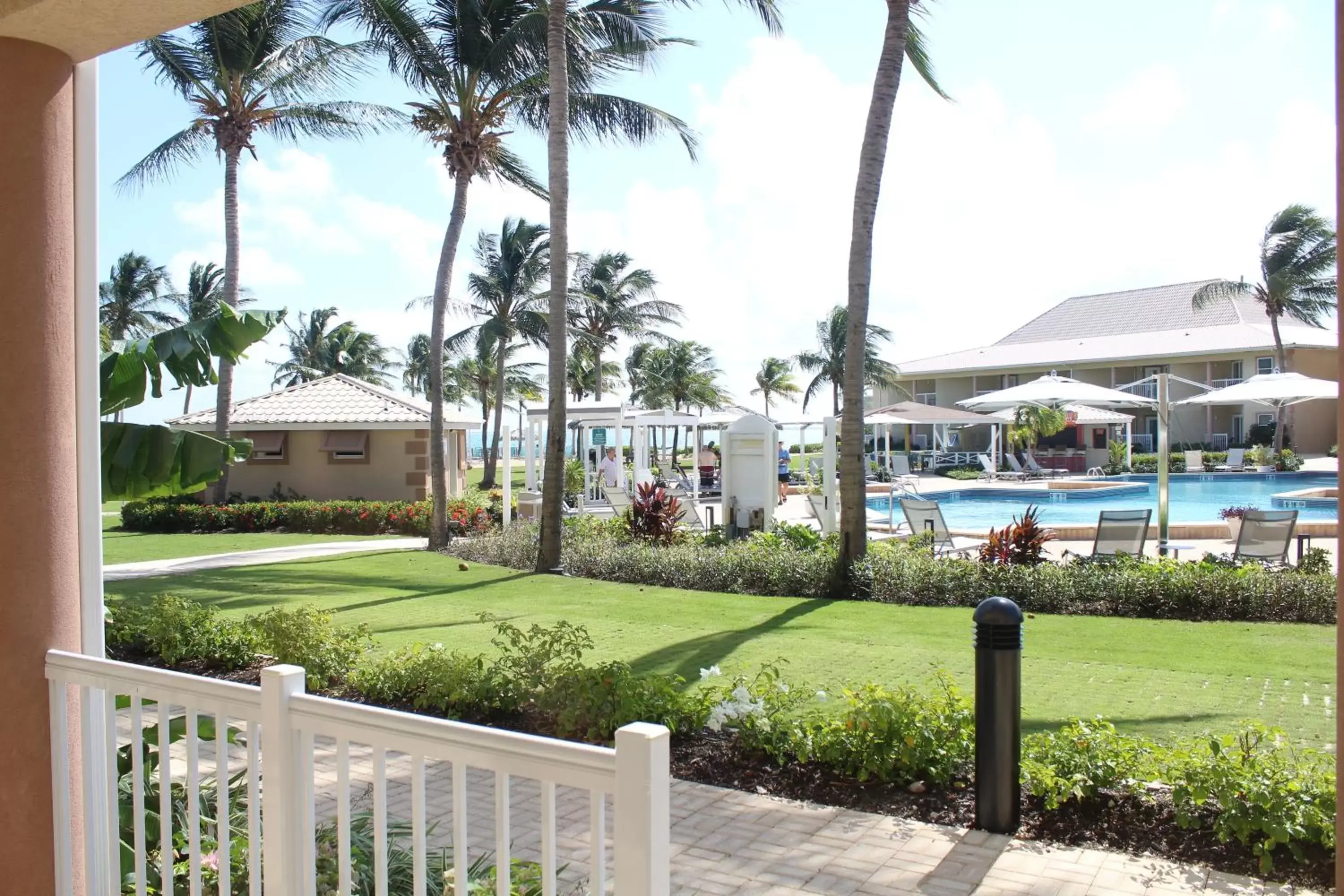 Pool view in Holiday Inn Resort Grand Cayman, an IHG Hotel