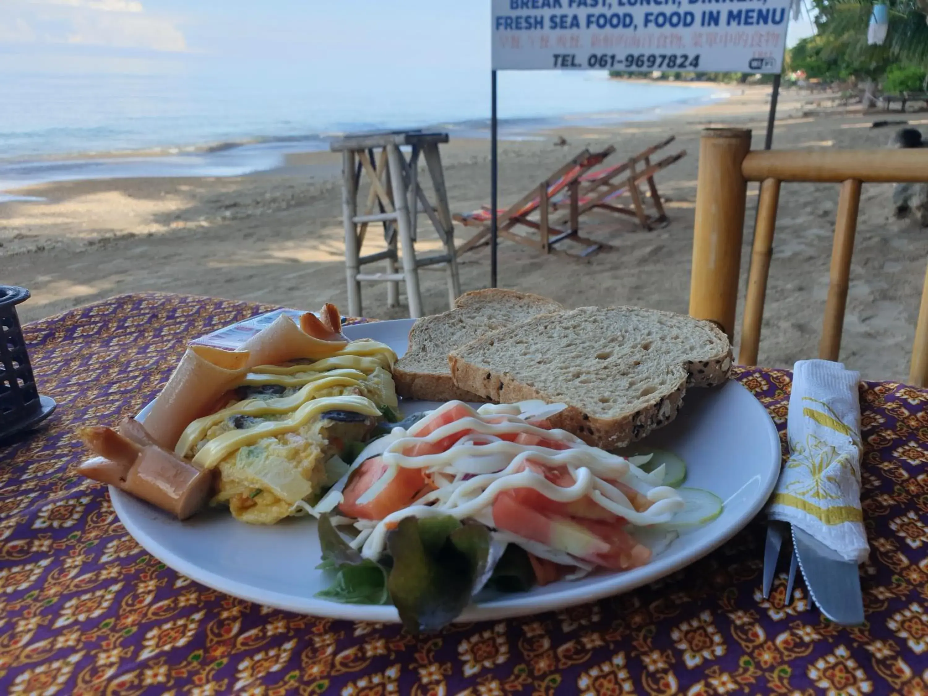 Food in Lanta Family resort