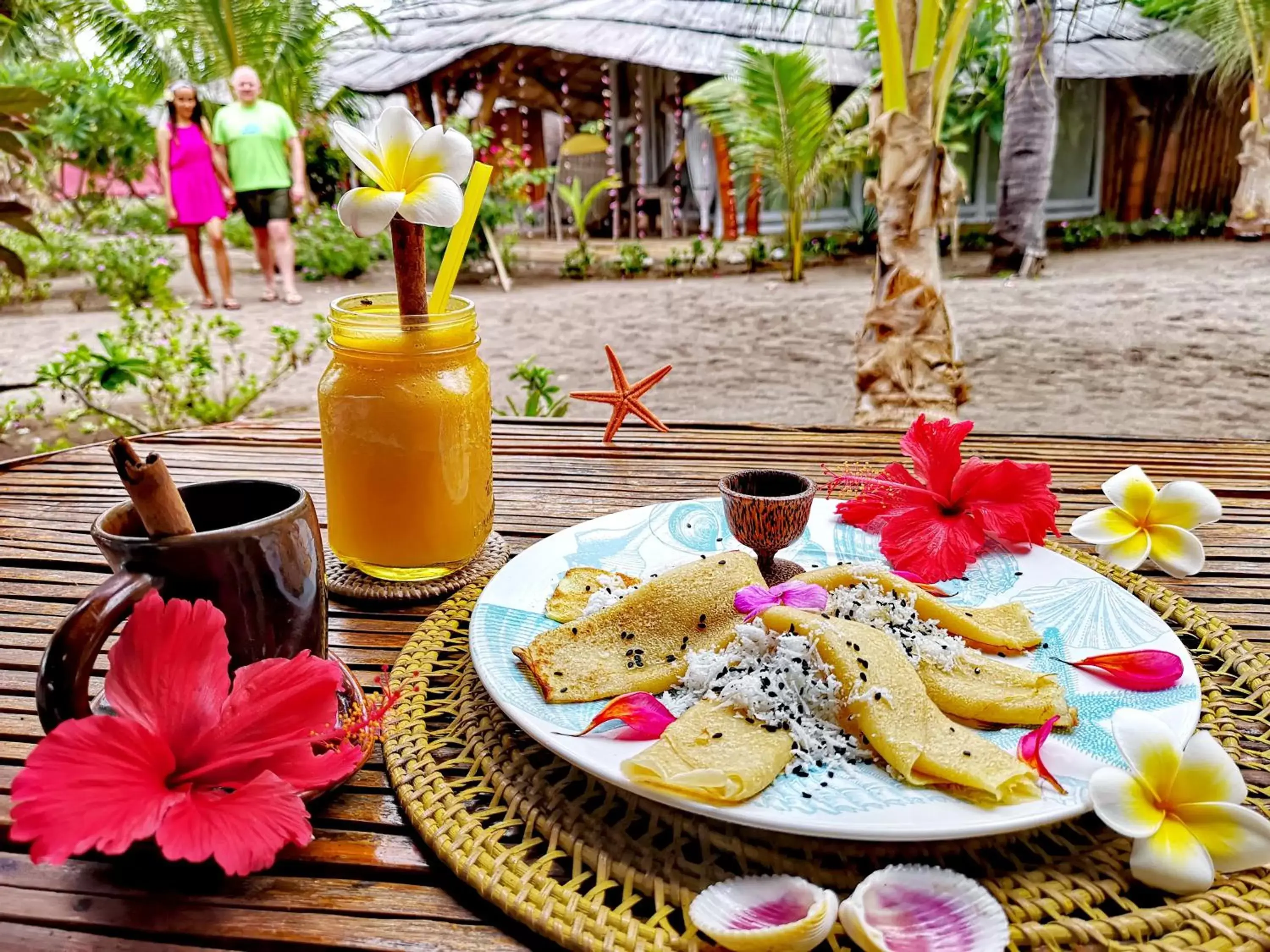 Breakfast in Coconut Garden Beach Resort