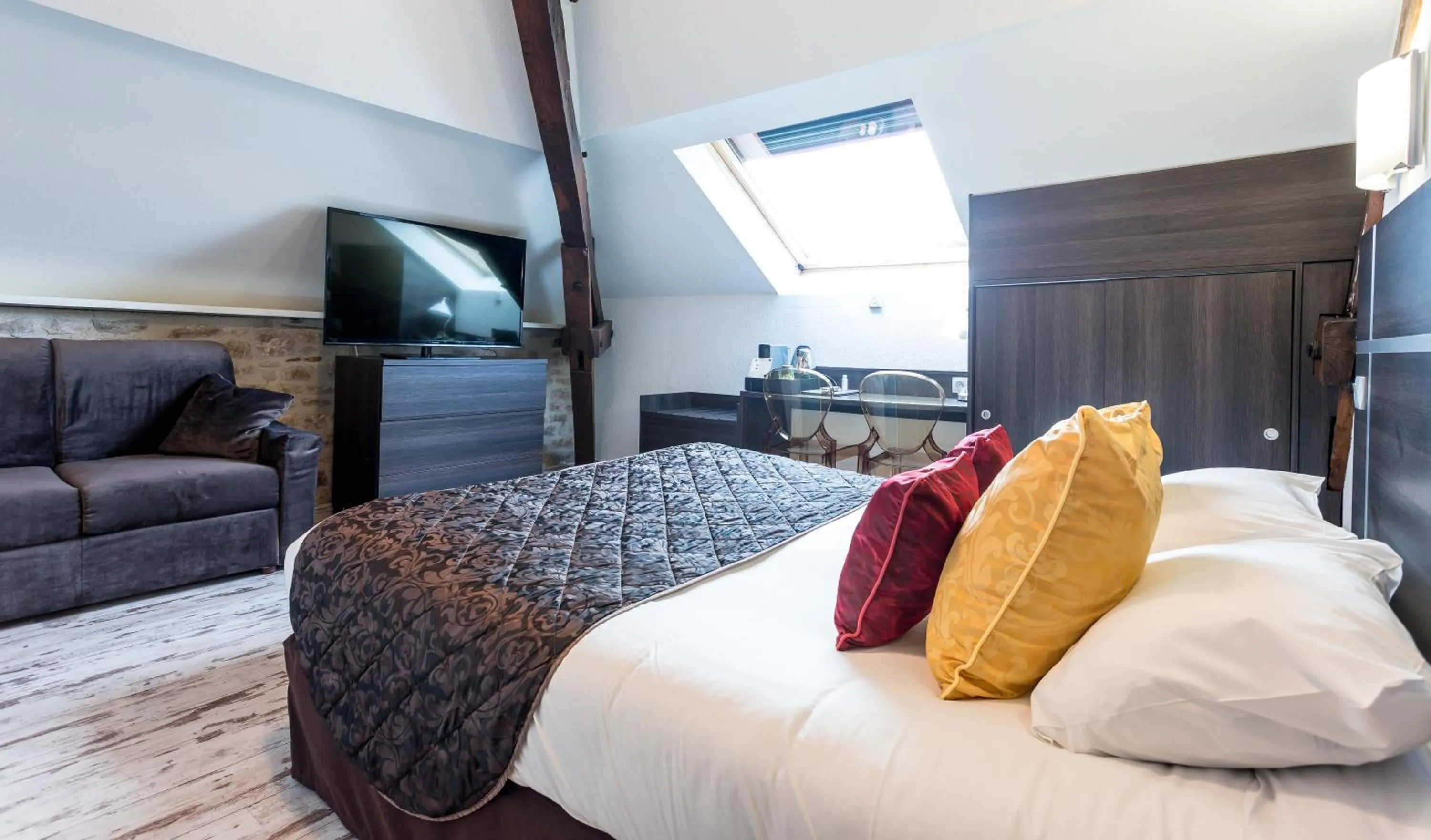 Bed in Hotel Le Centre