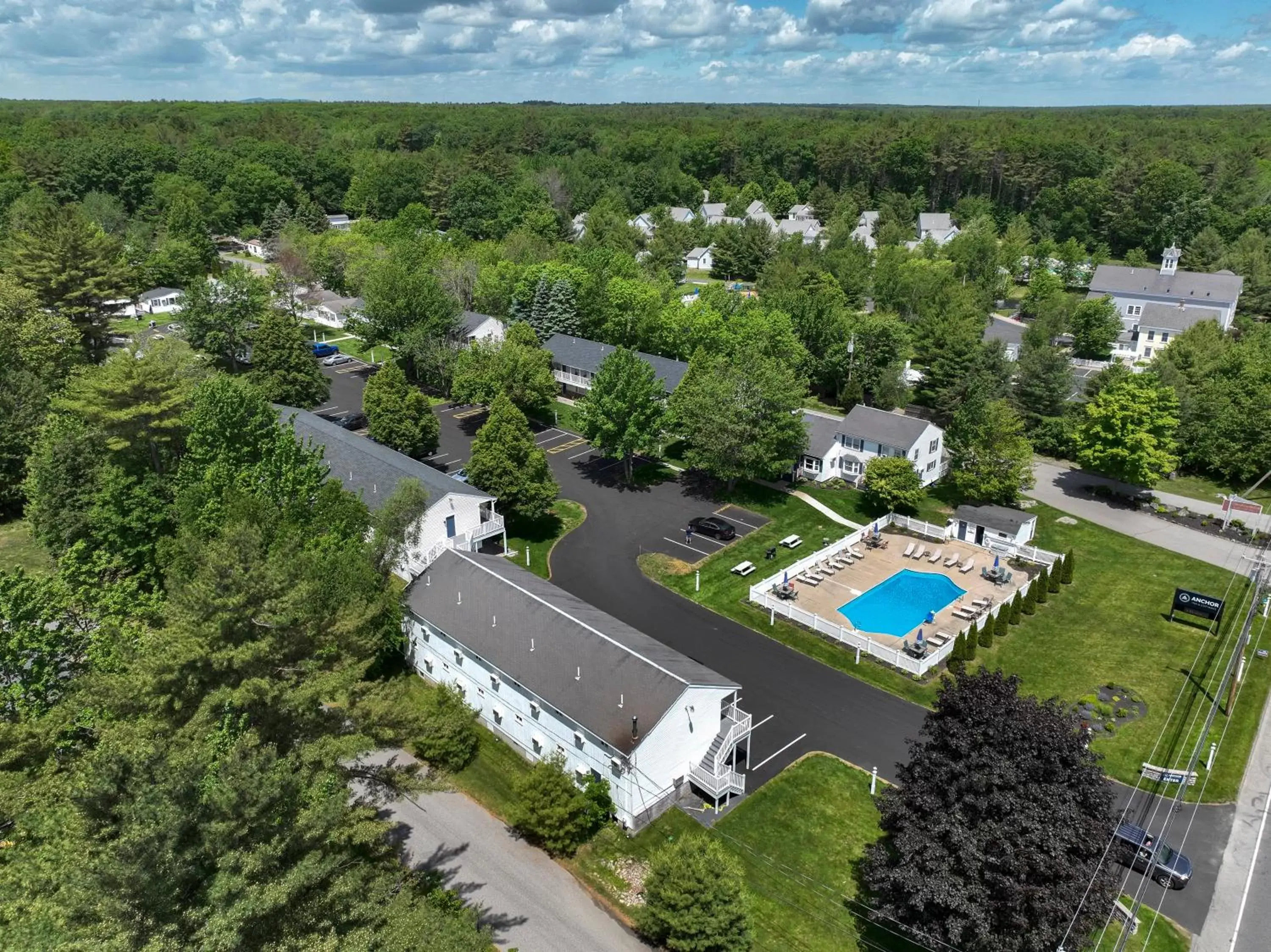 Bird's eye view, Bird's-eye View in Anchor Inn and Cottages Wells-Ogunquit