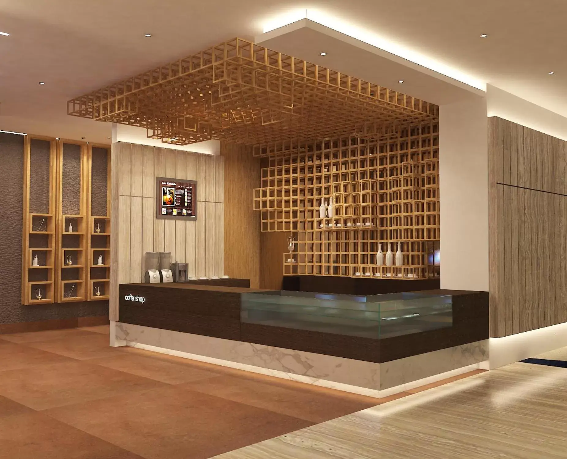 Lounge or bar, Lobby/Reception in Flora Inn Hotel Dubai Airport