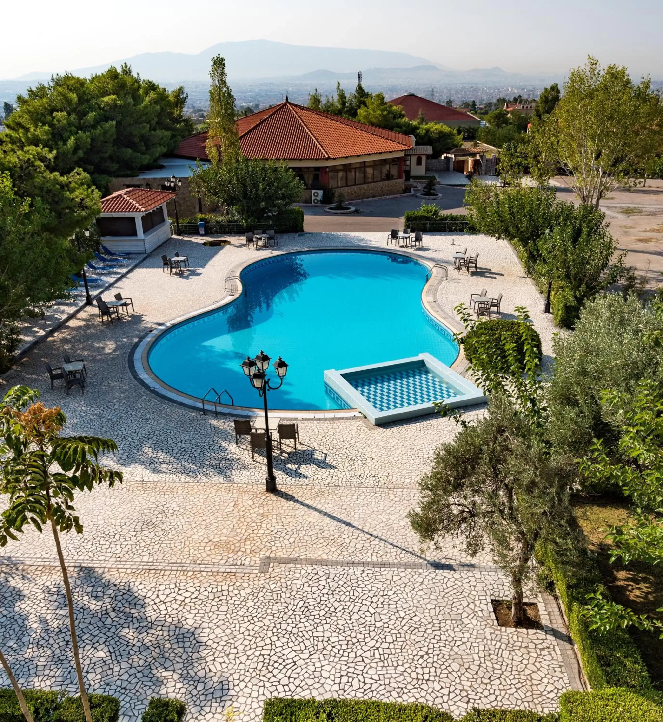 Pool View in Acharnis Kavallari Hotel Suites