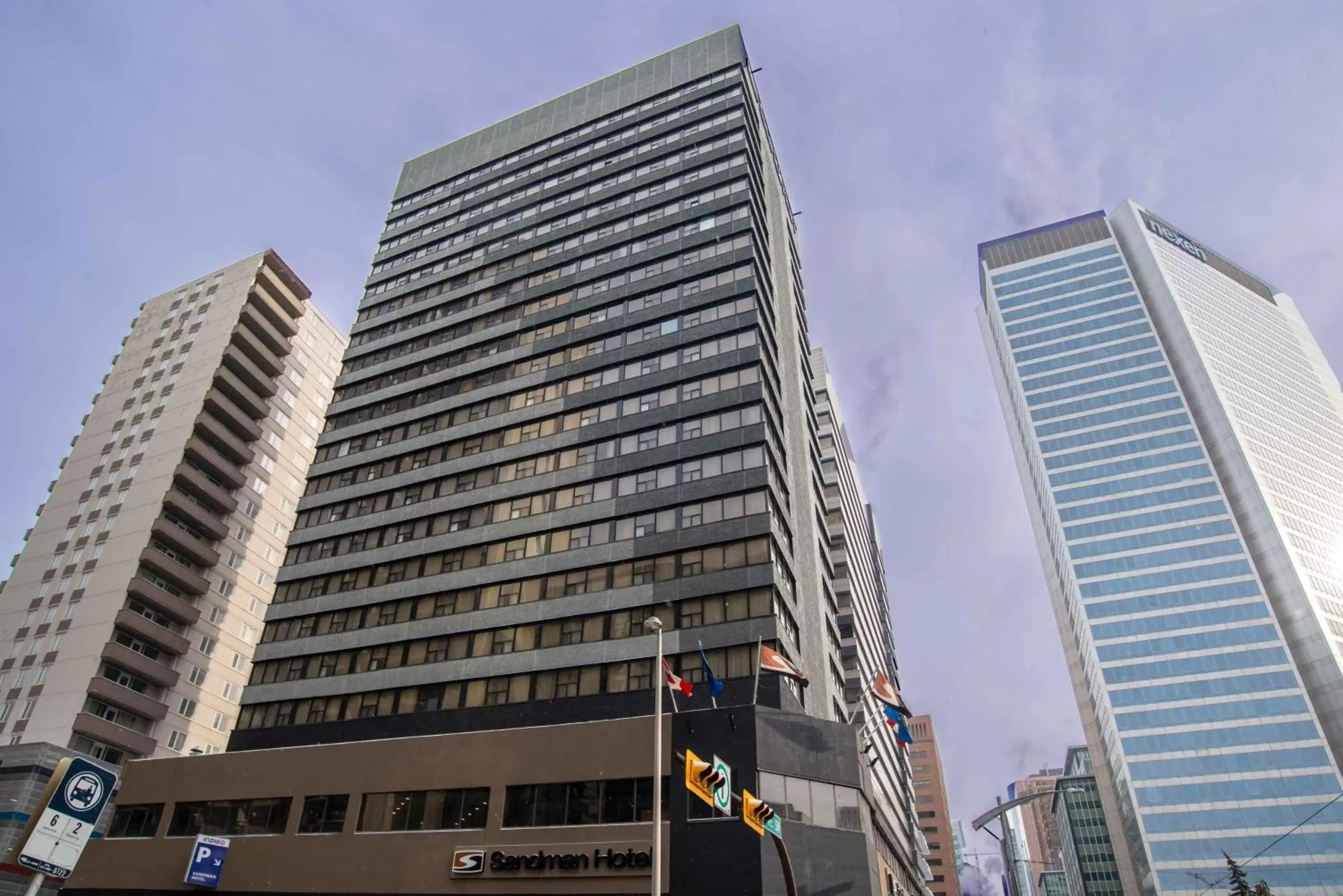 Property building in Sandman Signature Calgary Downtown Hotel