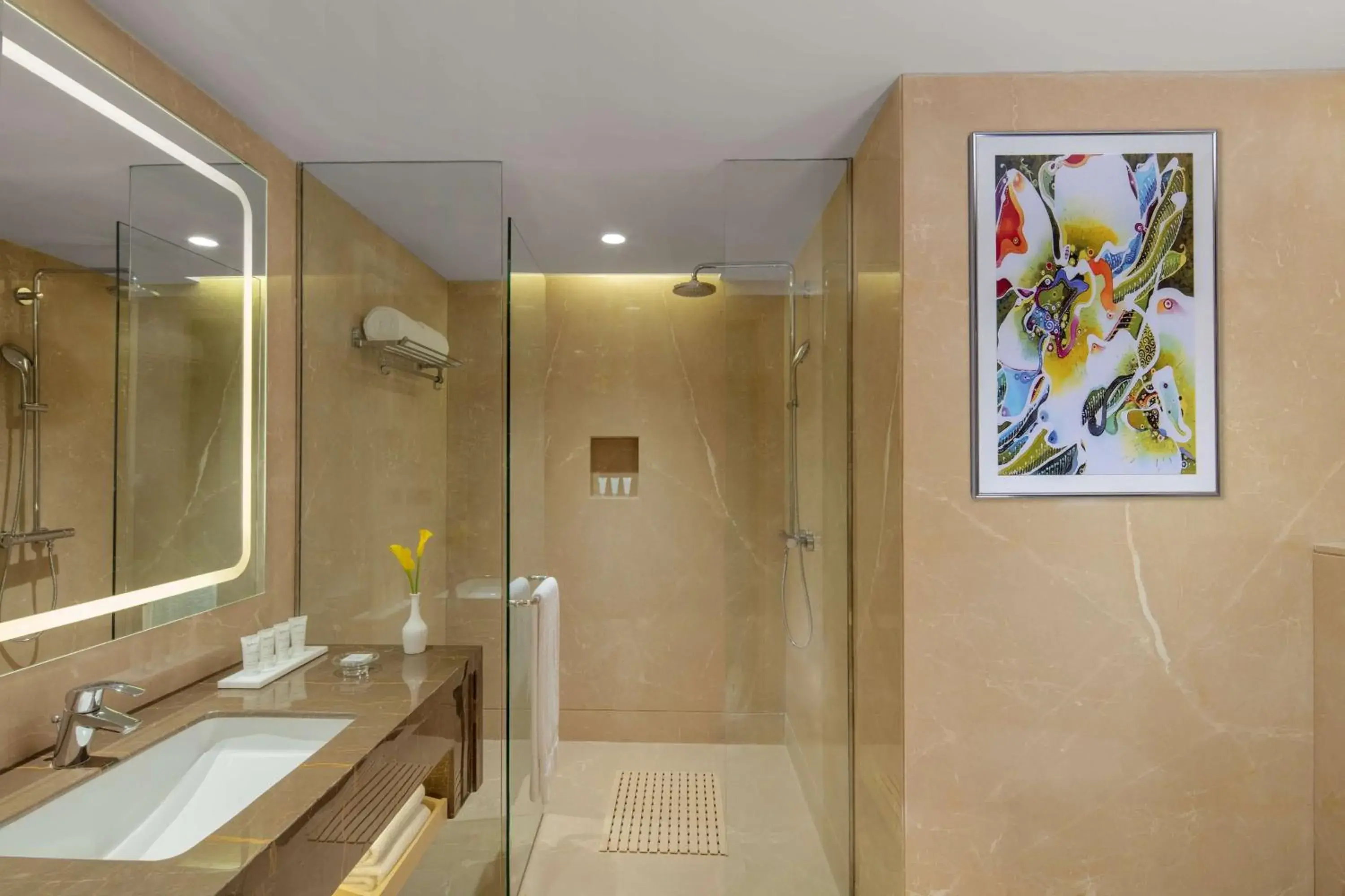 Bathroom in Radisson Gurugram Udyog Vihar