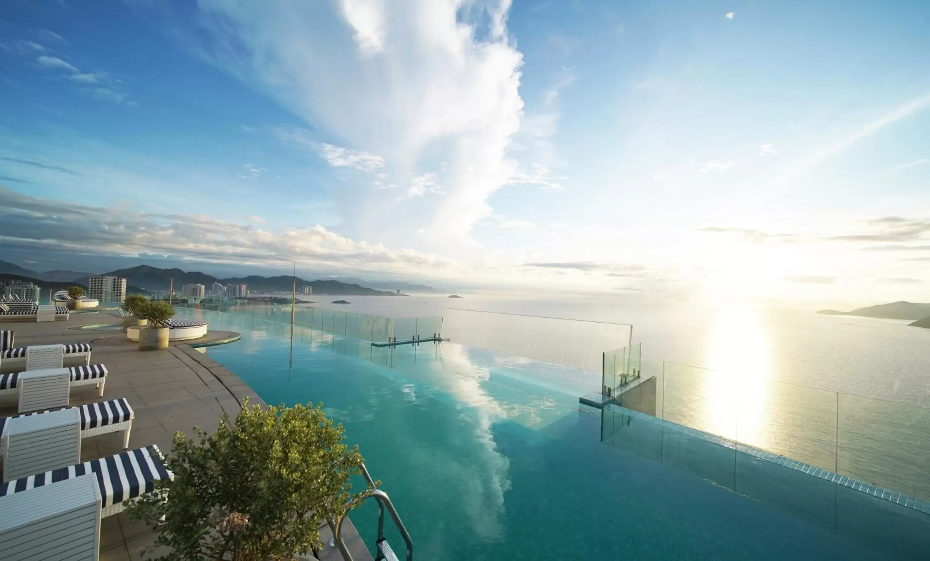 Swimming pool in The Empyrean Nha Trang