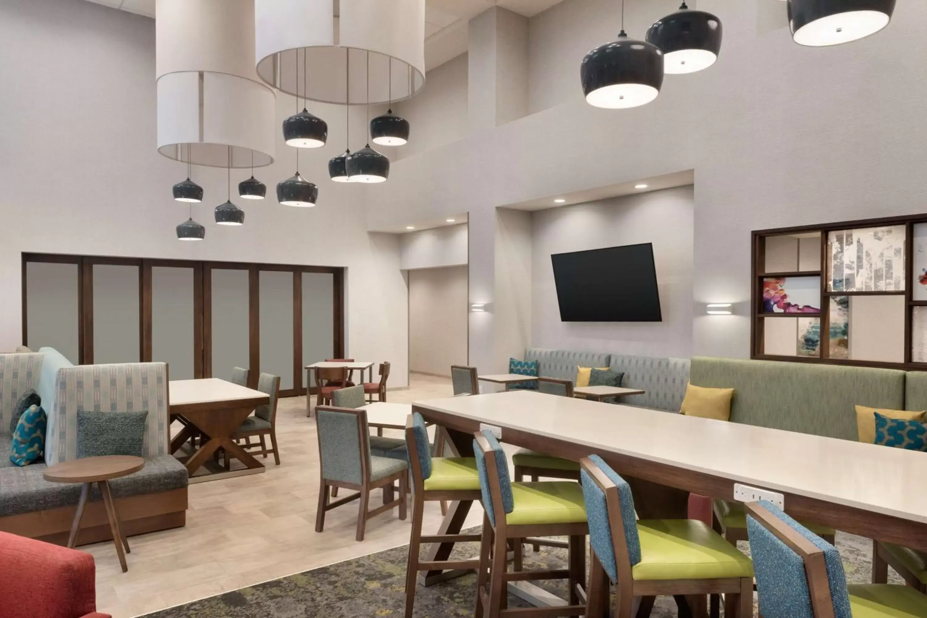 Lobby or reception, Restaurant/Places to Eat in Hampton Inn & Suites Norman-Conference Center Area, Ok