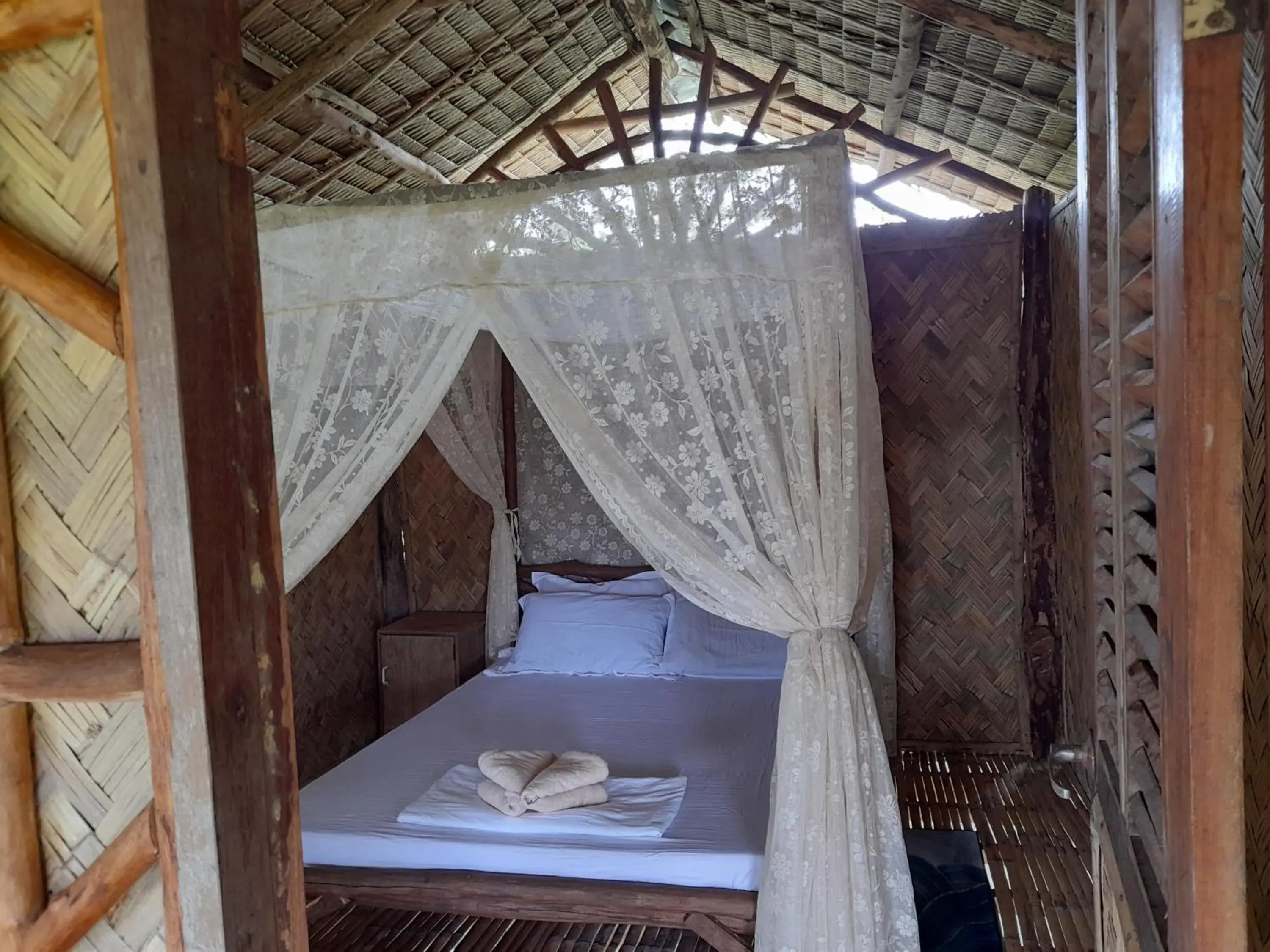 Bedroom in Erlittop Garden Eco Lodge