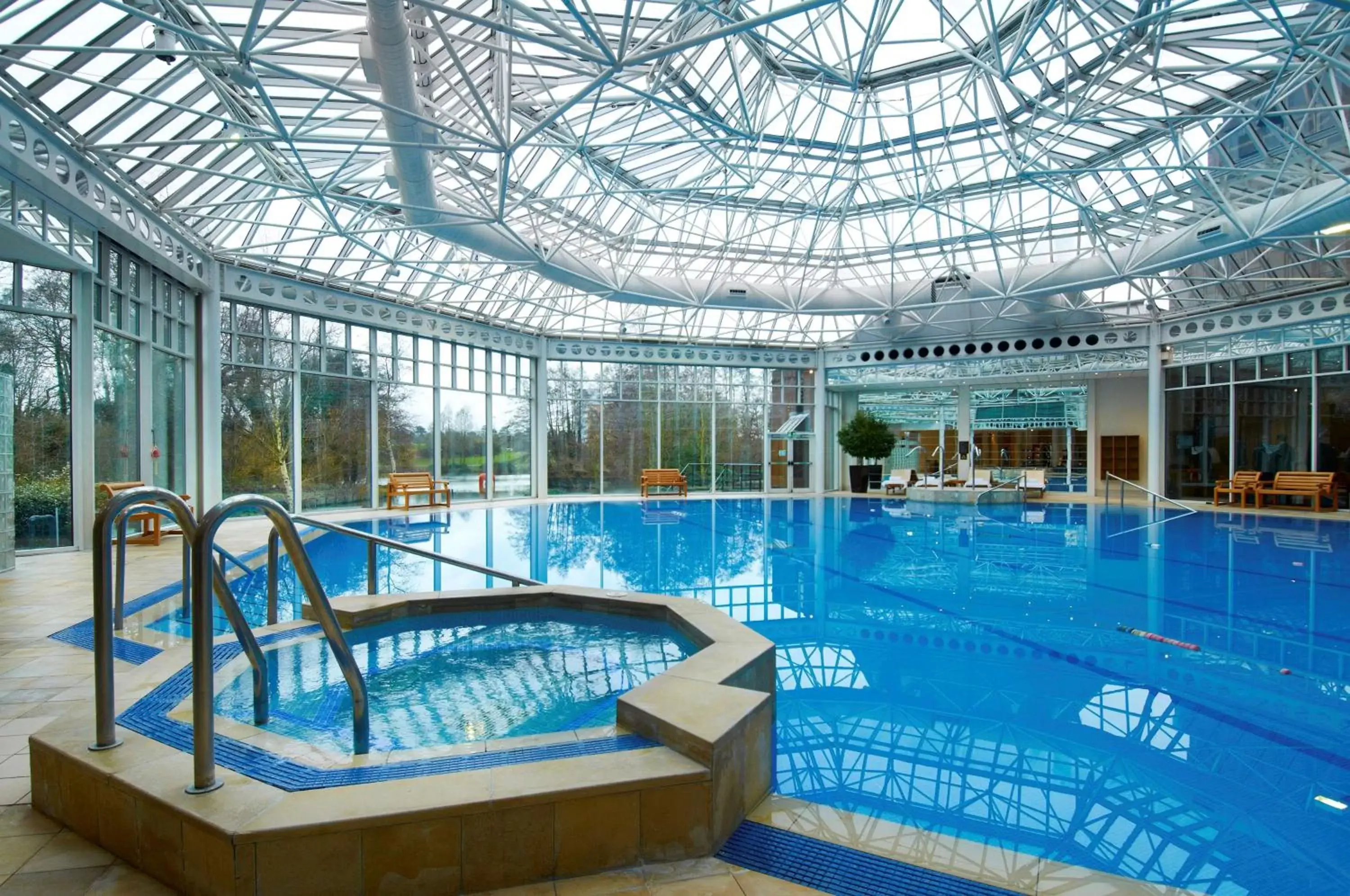 Pool view, Swimming Pool in Hilton Birmingham Metropole Hotel