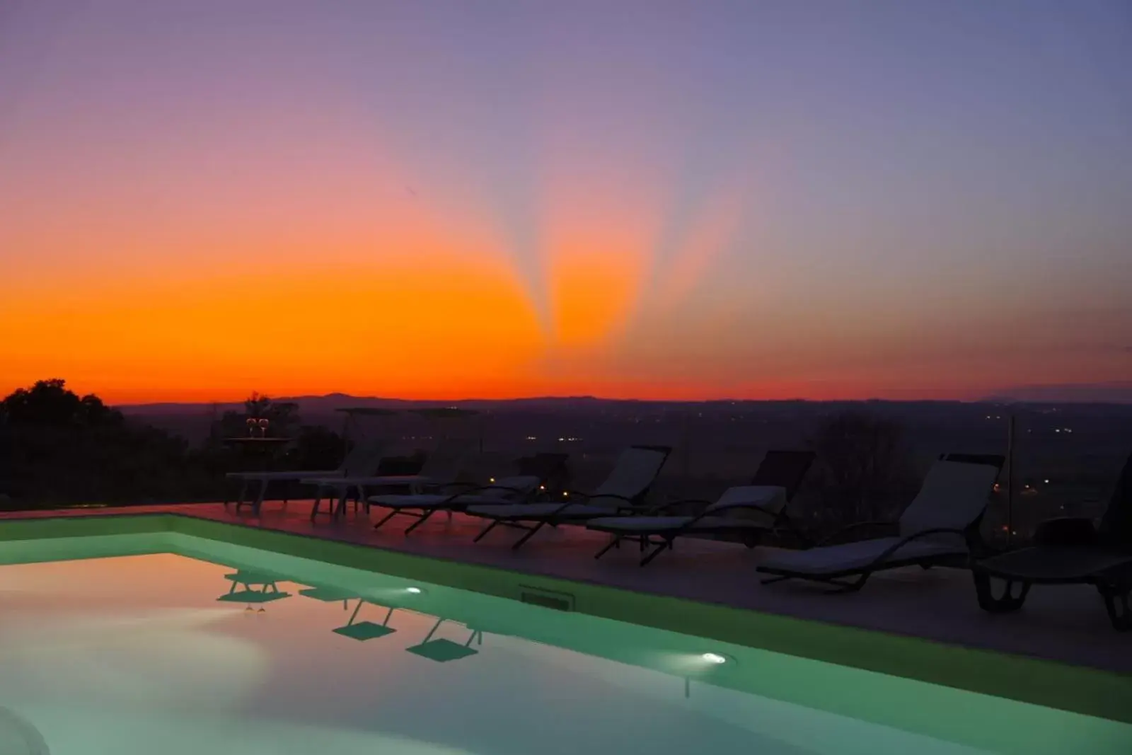 Property building, Sunrise/Sunset in Tenuta Lisetta