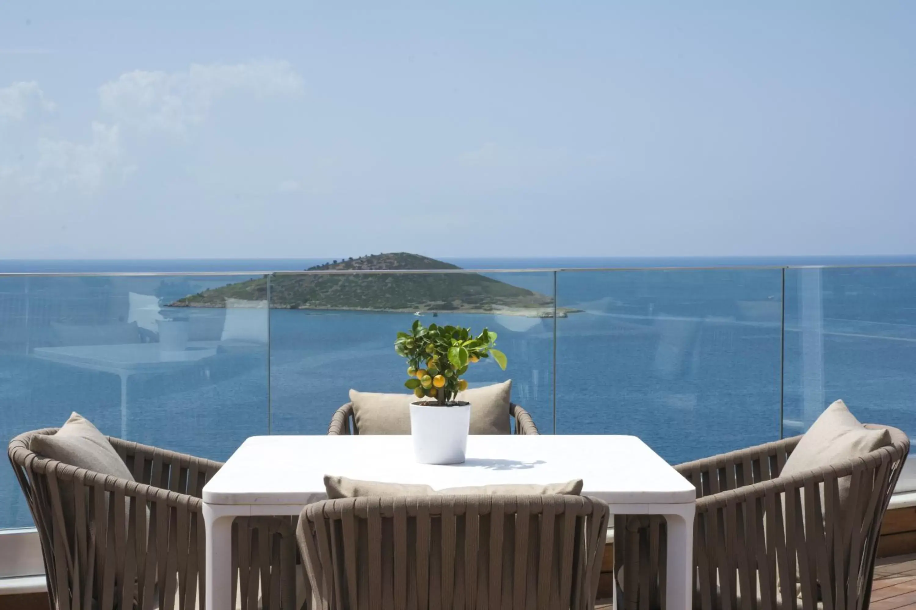 Balcony/Terrace, Sea View in Sirene Luxury Hotel Bodrum