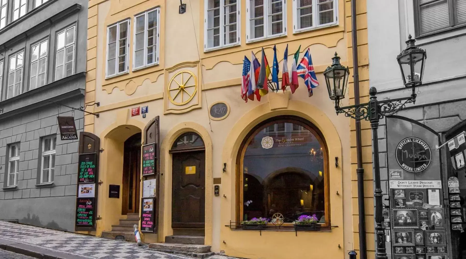 Property building in The Golden Wheel Hotel