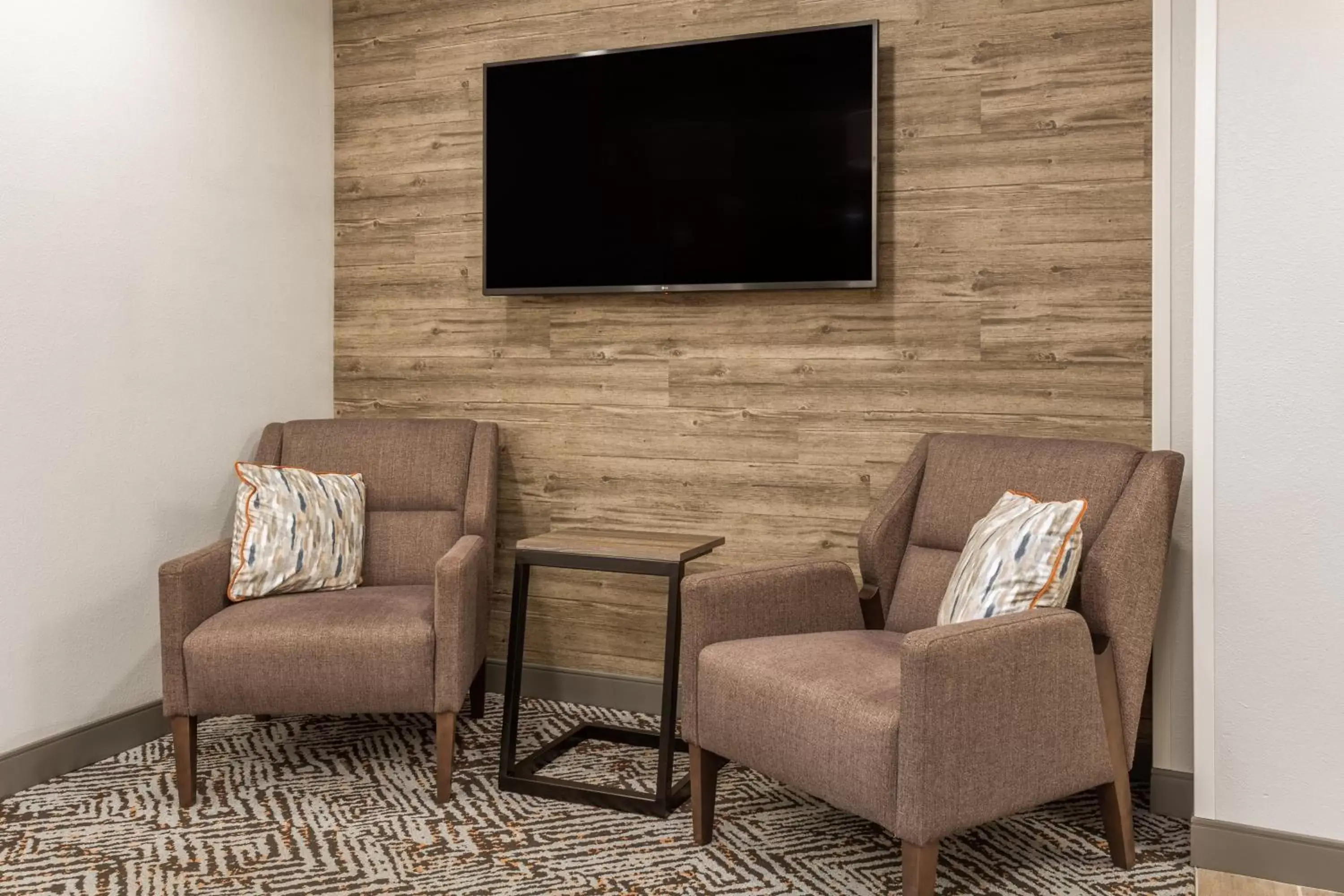 Property building, Seating Area in Candlewood Suites Ofallon, Il - St. Louis Area, an IHG Hotel