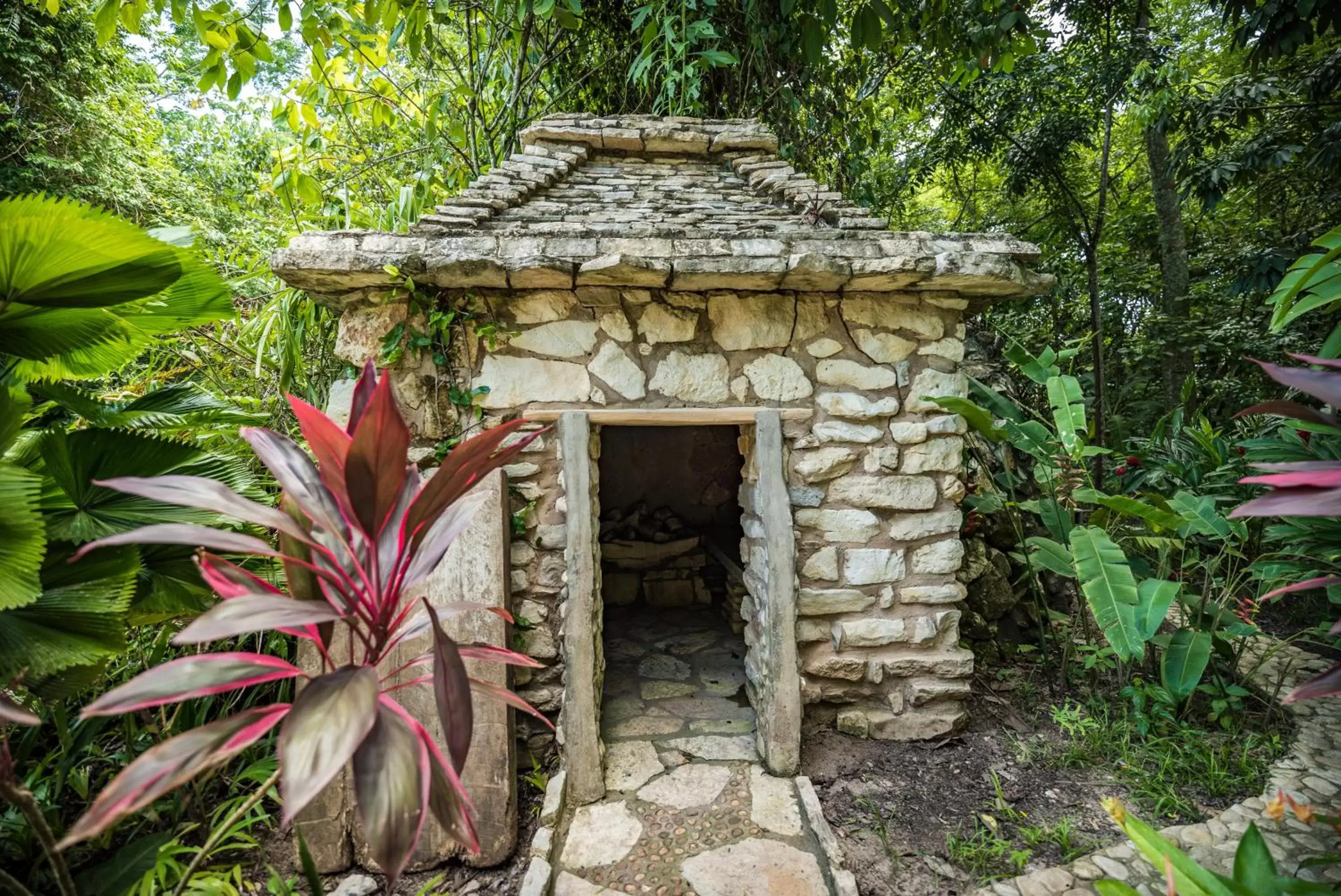 Sauna in Hotel Boutique Quinta Chanabnal