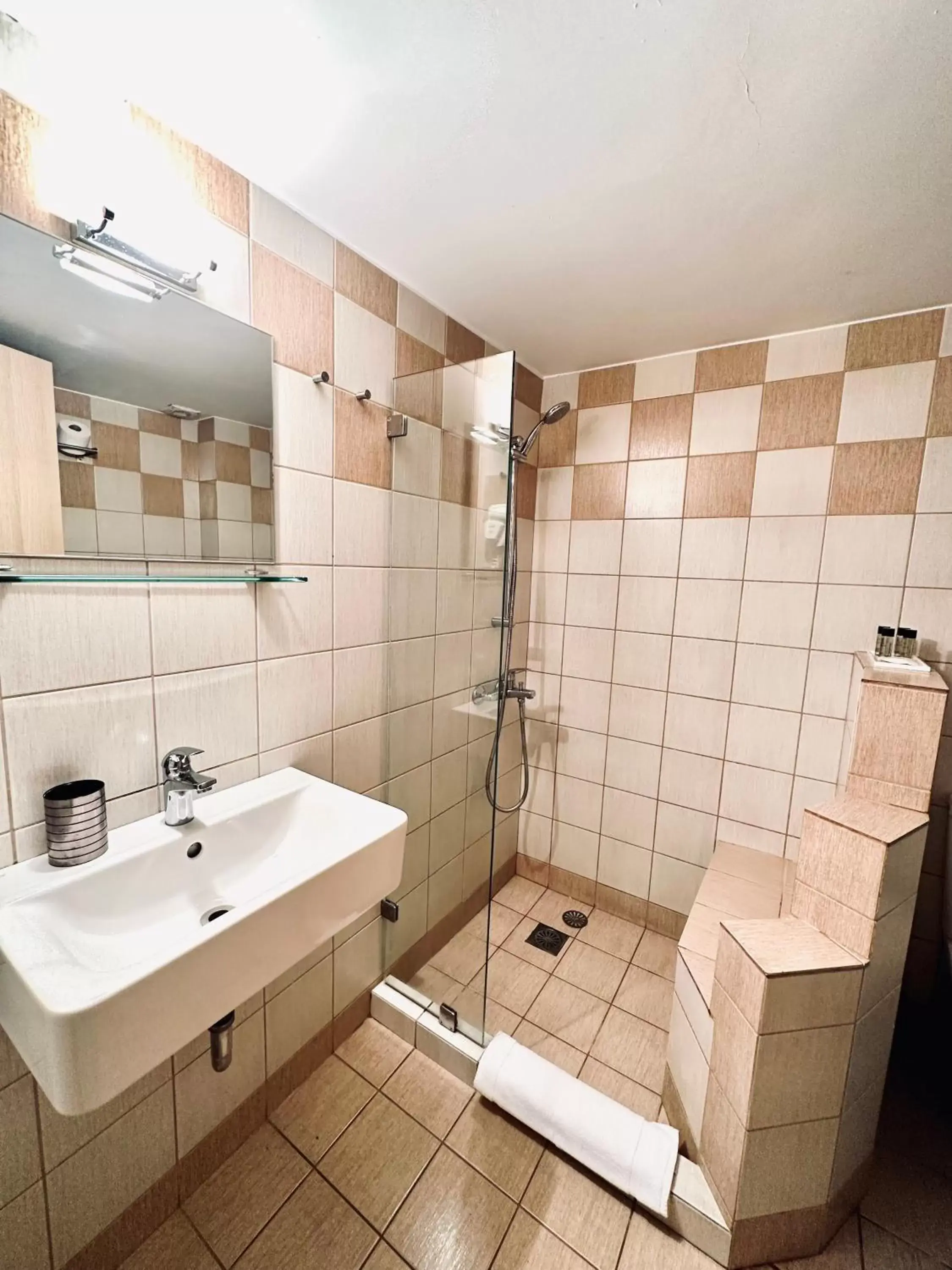 Shower, Bathroom in Mc Queen Rooms & Apartments