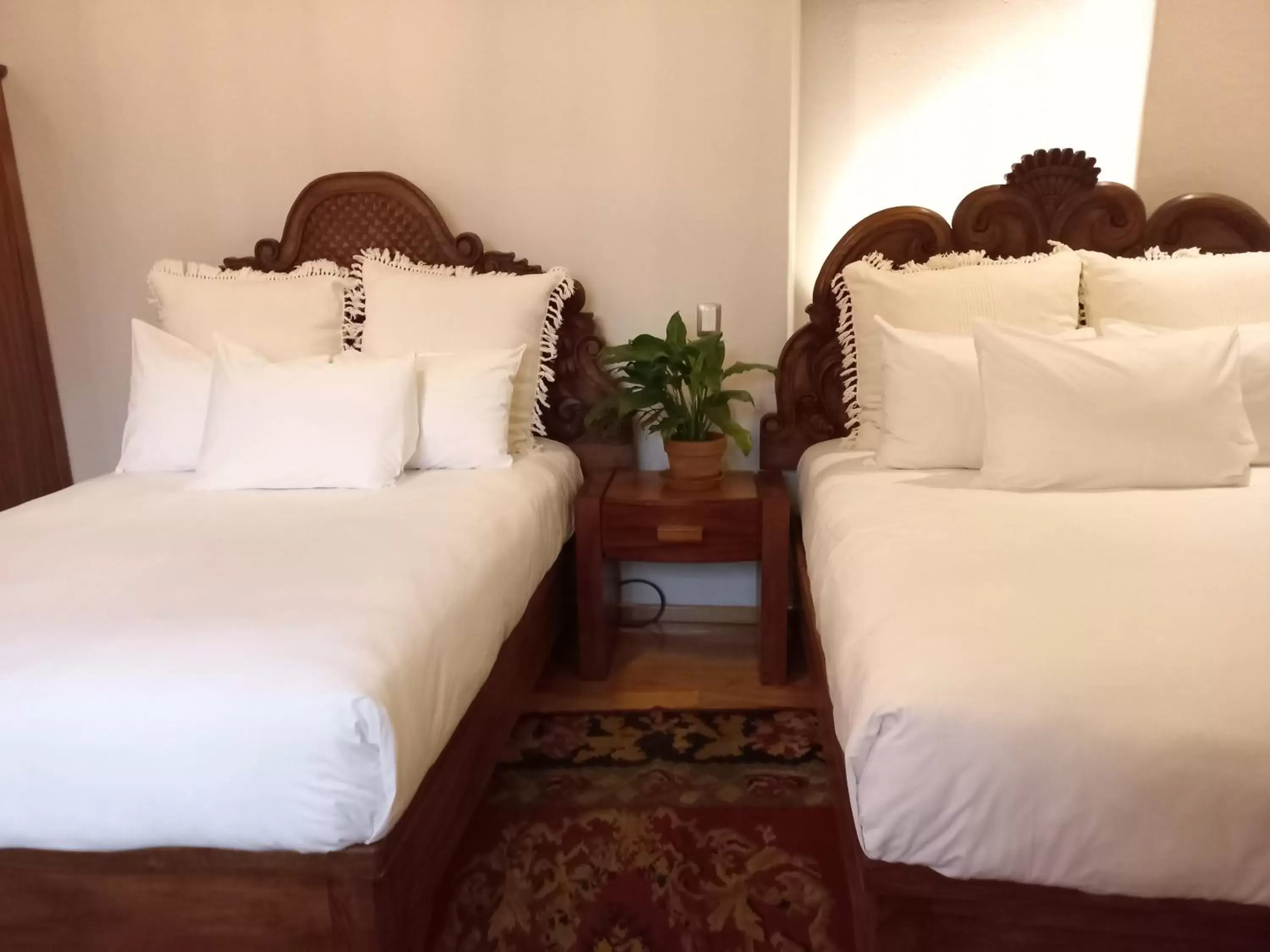 Bed in Casona Alonso 10- Hotelito Mexicano
