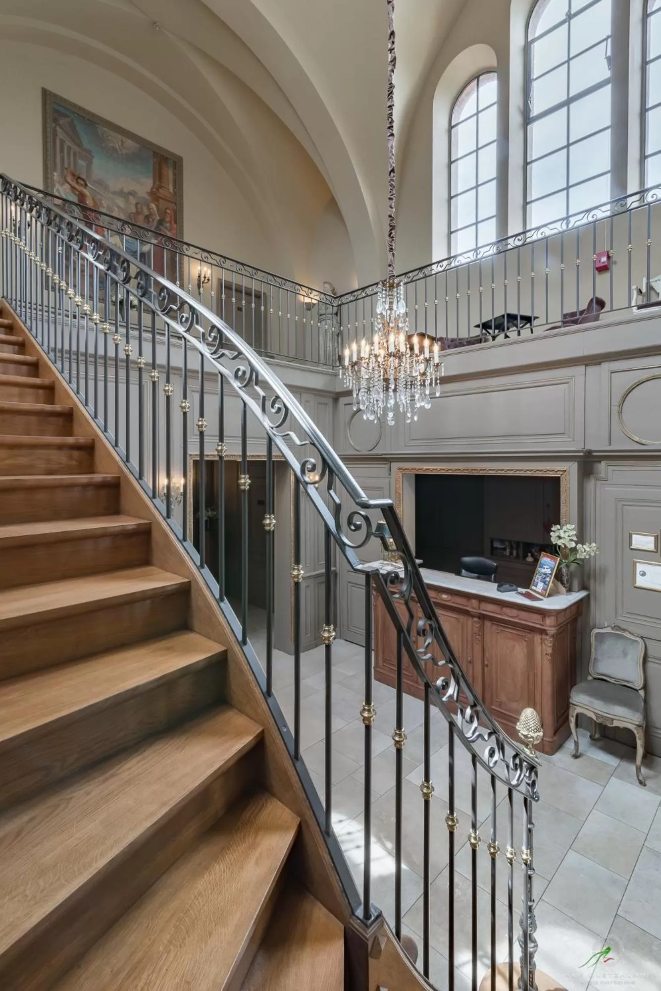 Lobby or reception in Hôtel Restaurant Spa Le Sauvage