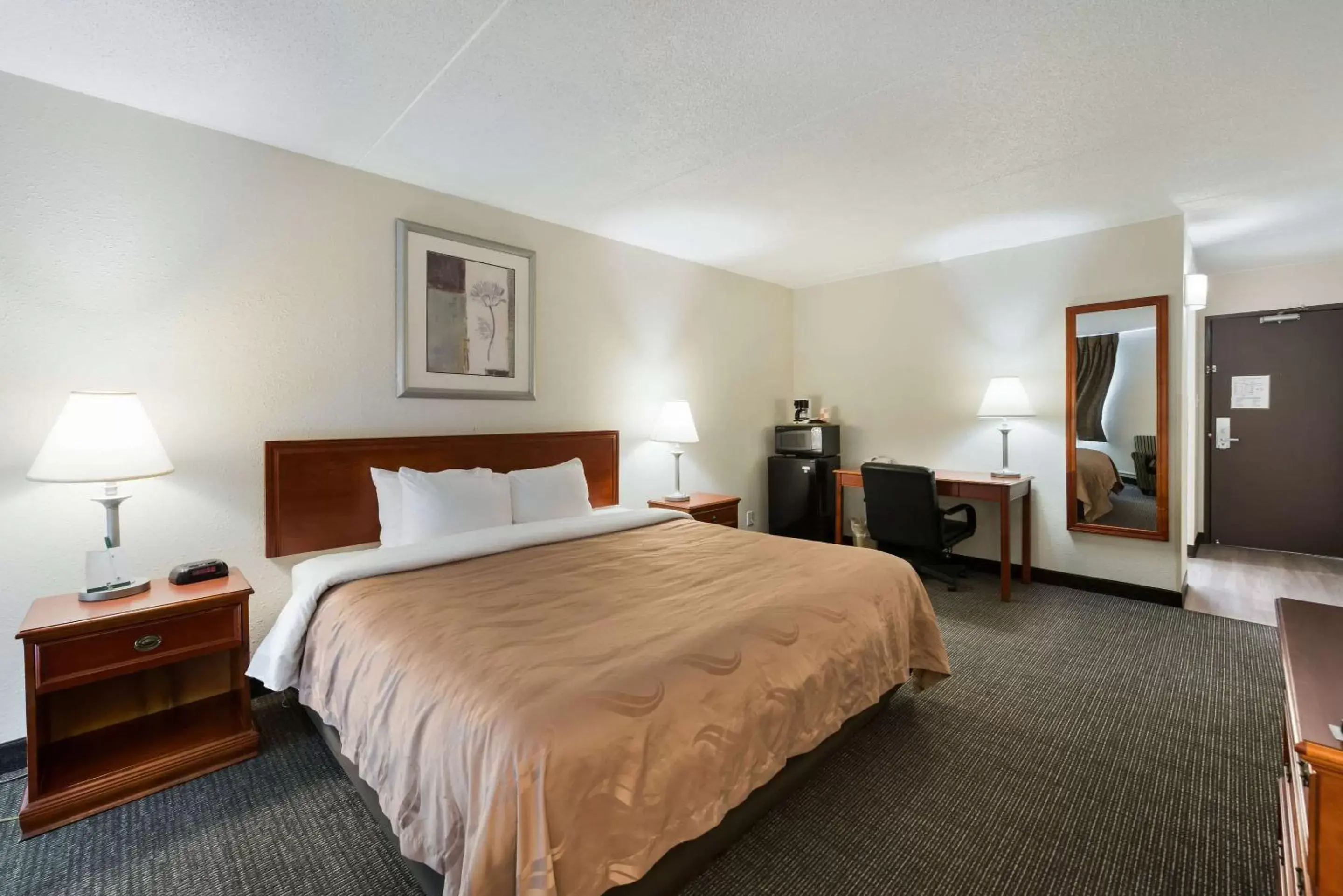 Photo of the whole room, Bed in Quality Inn Bradley- Bourbonnais