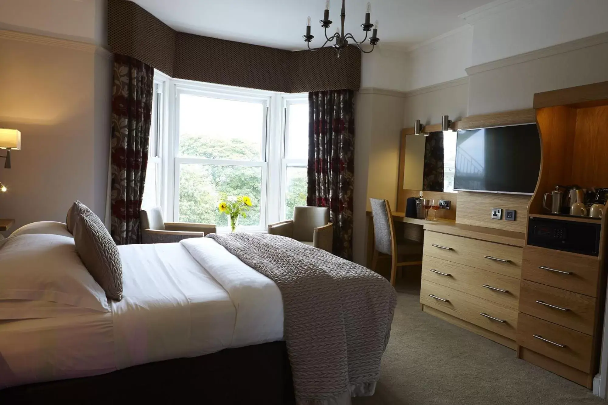 Bed in Crown Spa Hotel Scarborough by Compass Hospitality