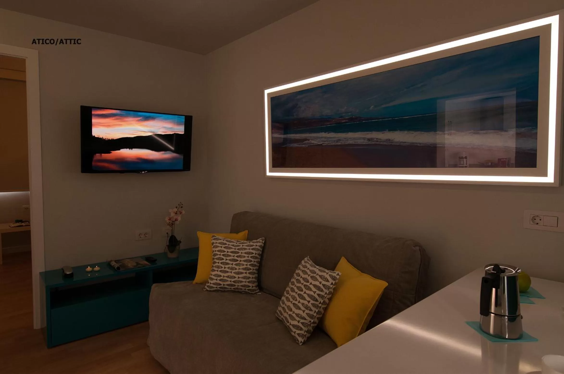 Living room in Hotel Apartamento Bajamar