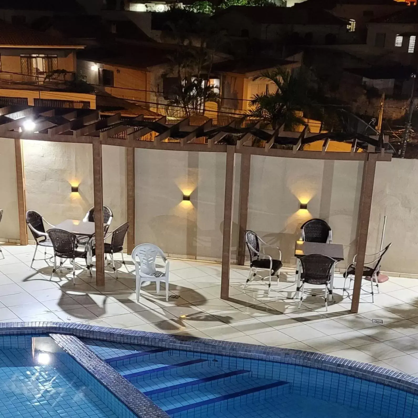 Night, Swimming Pool in Nacional Inn Piracicaba