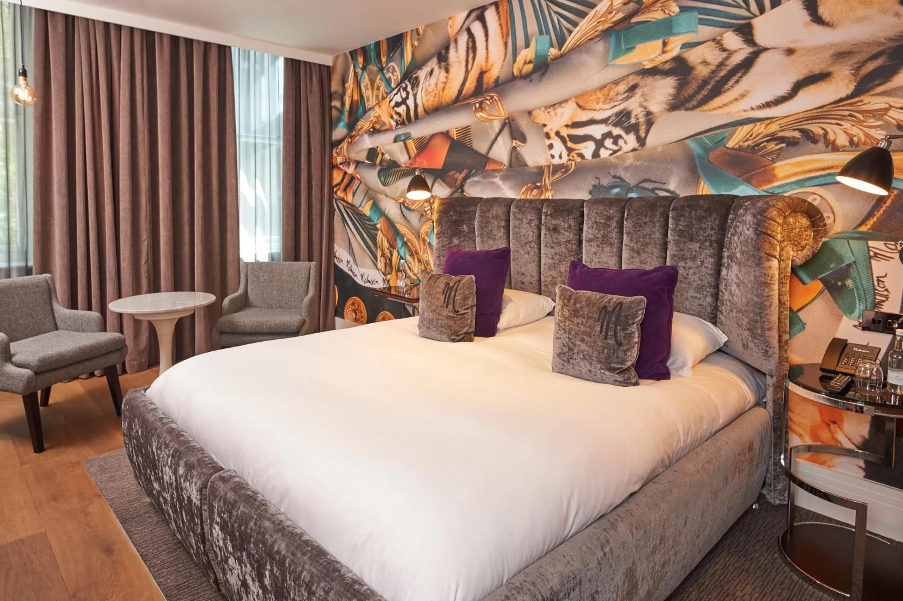 Bedroom, Bed in Malmaison London