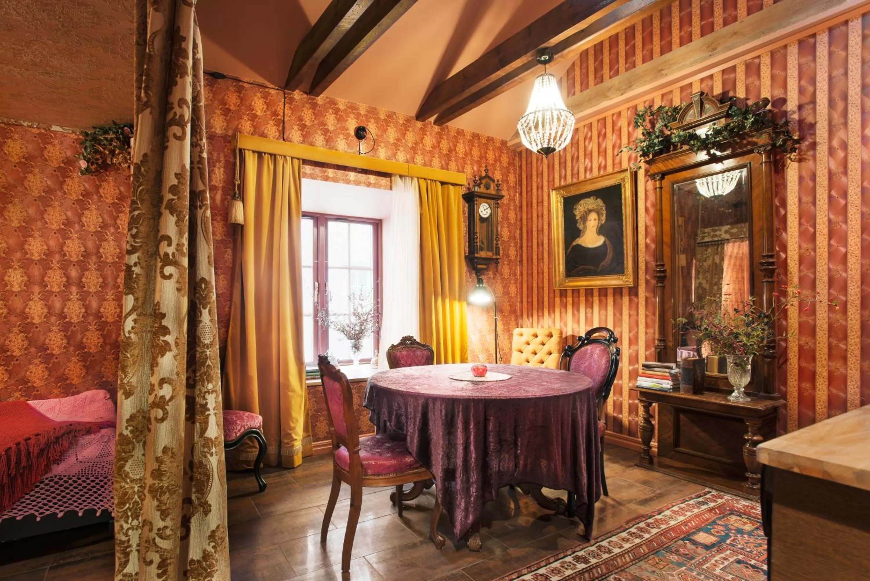 Seating area in Börsen Apartment Suites