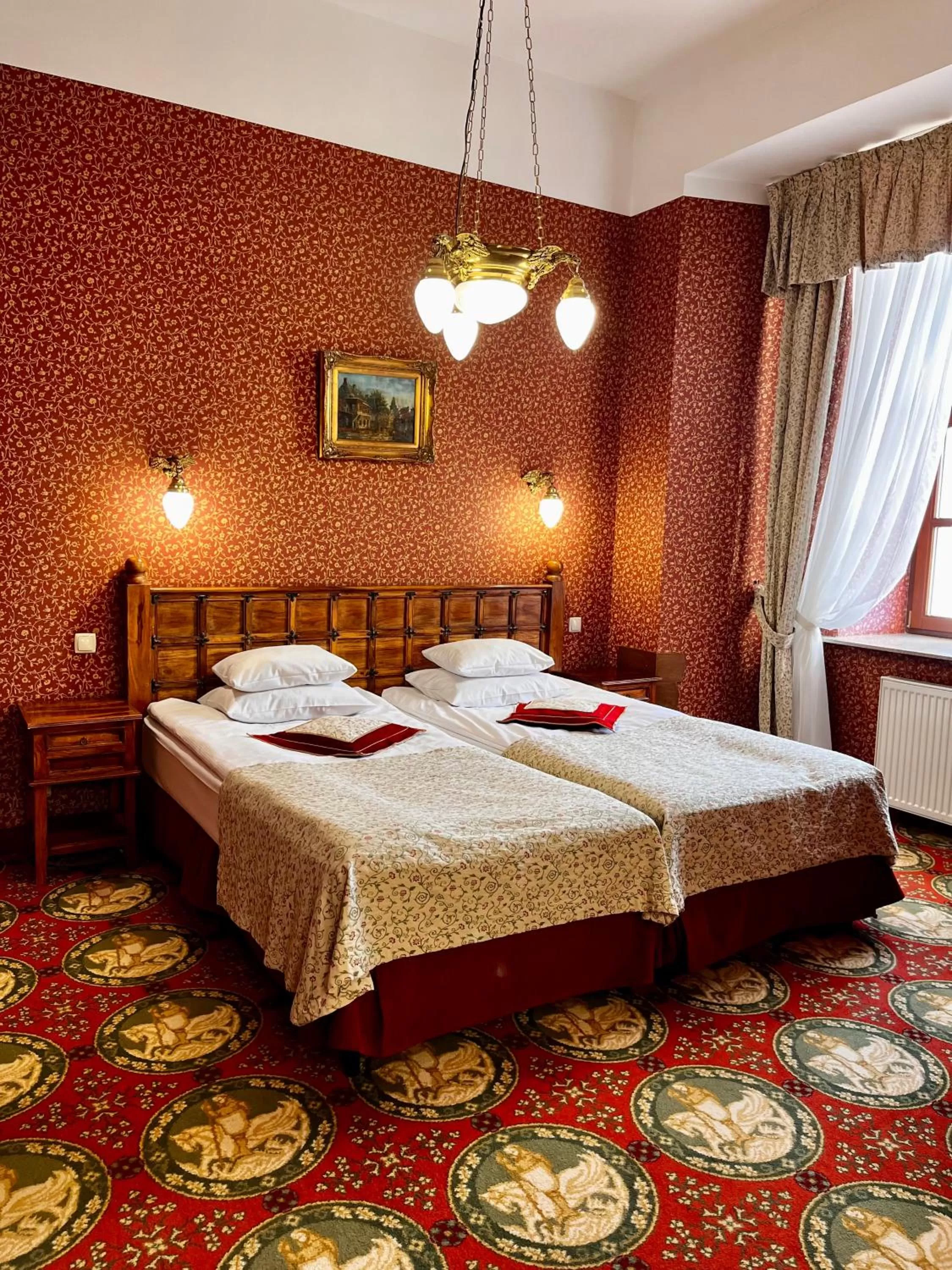 Bedroom, Bed in Hotel Zamek Ryn