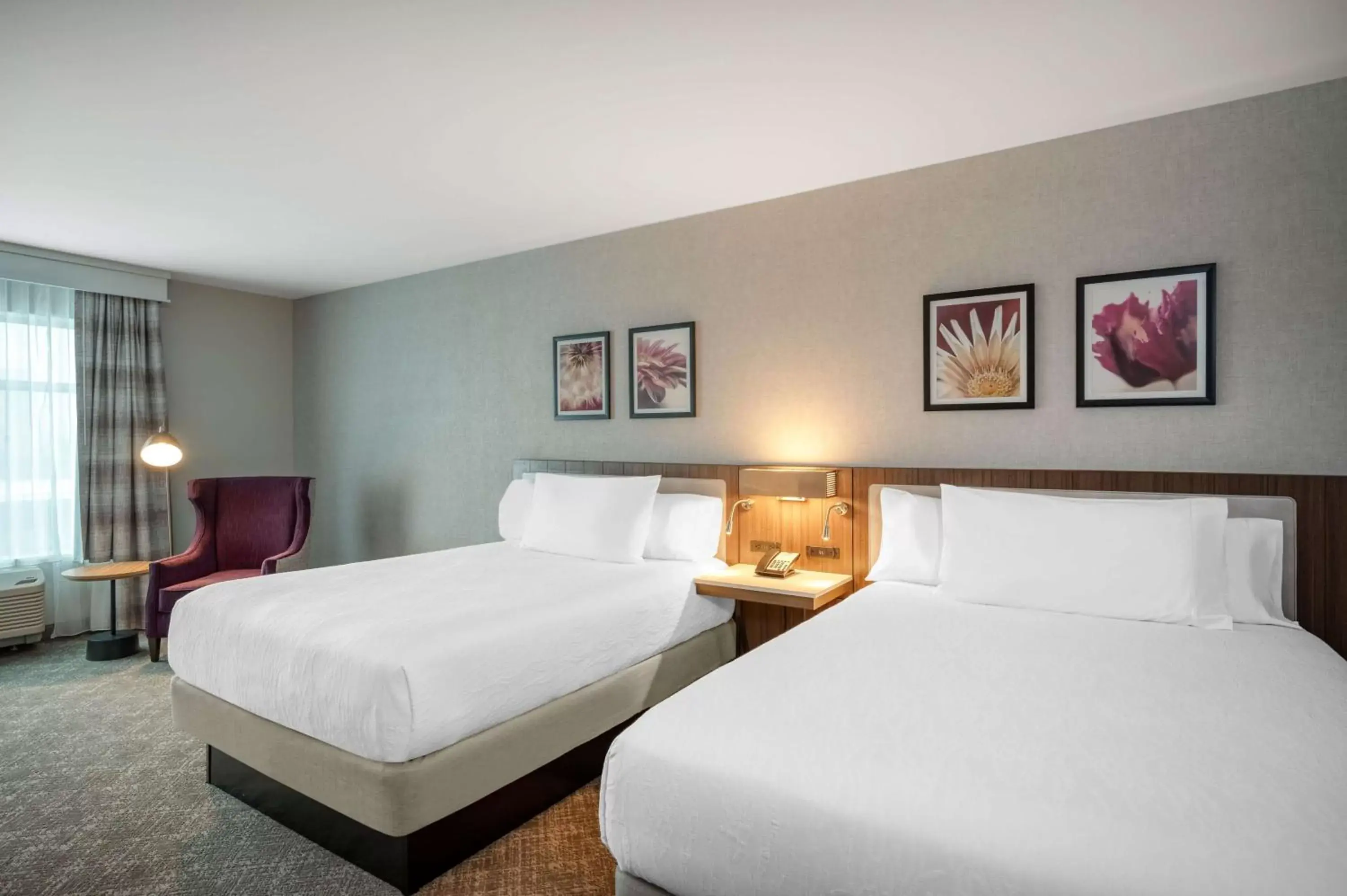 Bed in Hilton Garden Inn Boston Logan Airport Bed in Hilton Garden Inn Boston Logan Airport