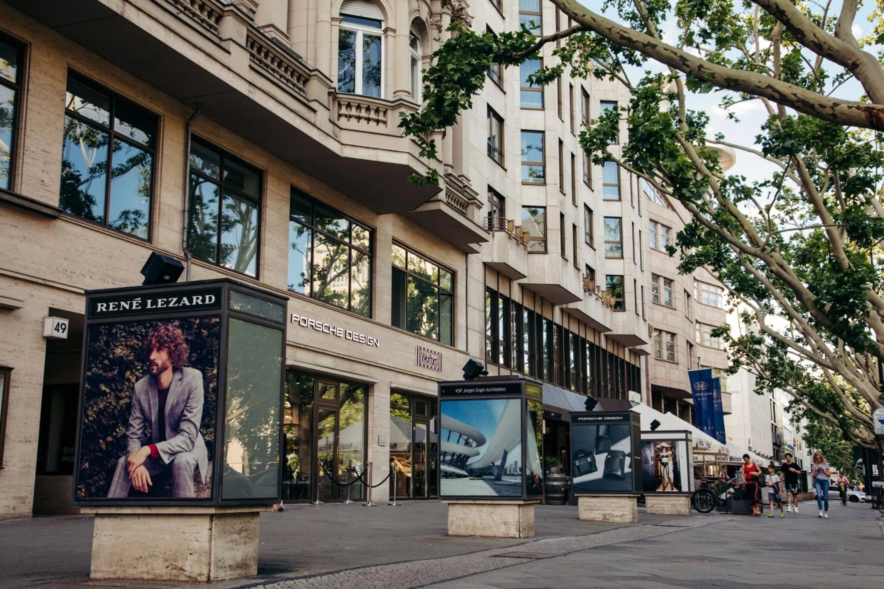 City view in Hotel Bristol Berlin