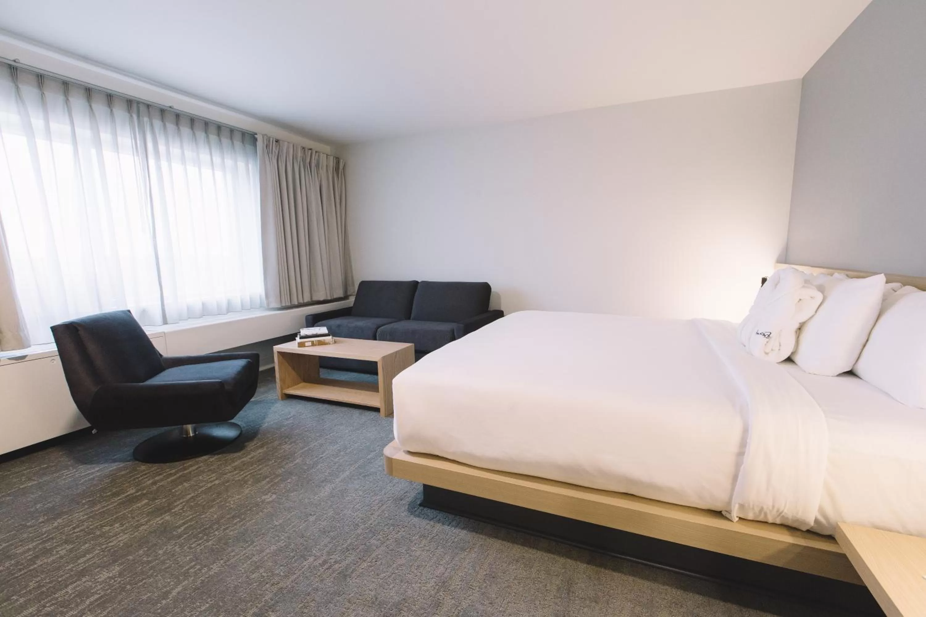 Bed in Inn at the Forks