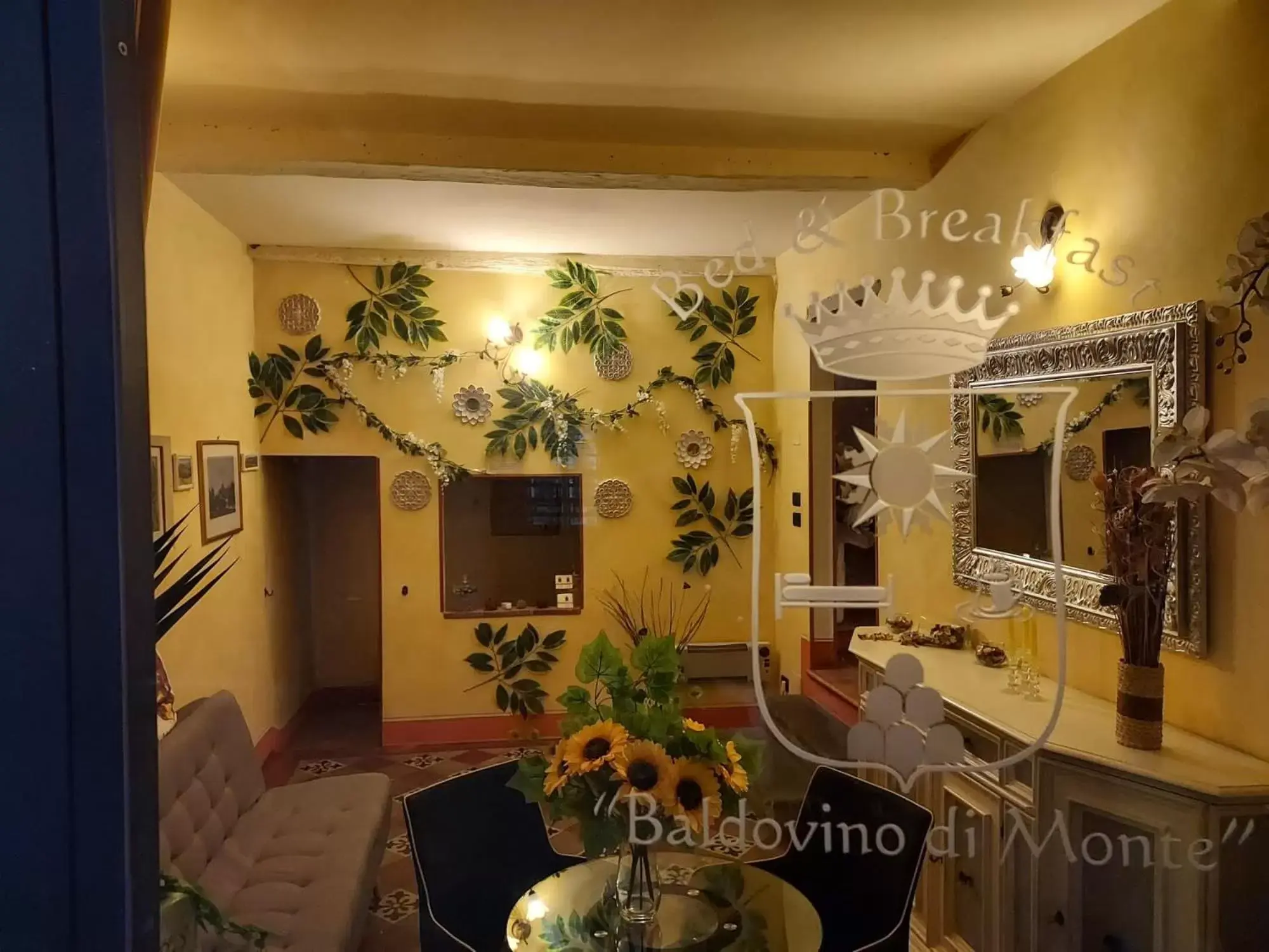 Lobby or reception in B&B Baldovino di Monte