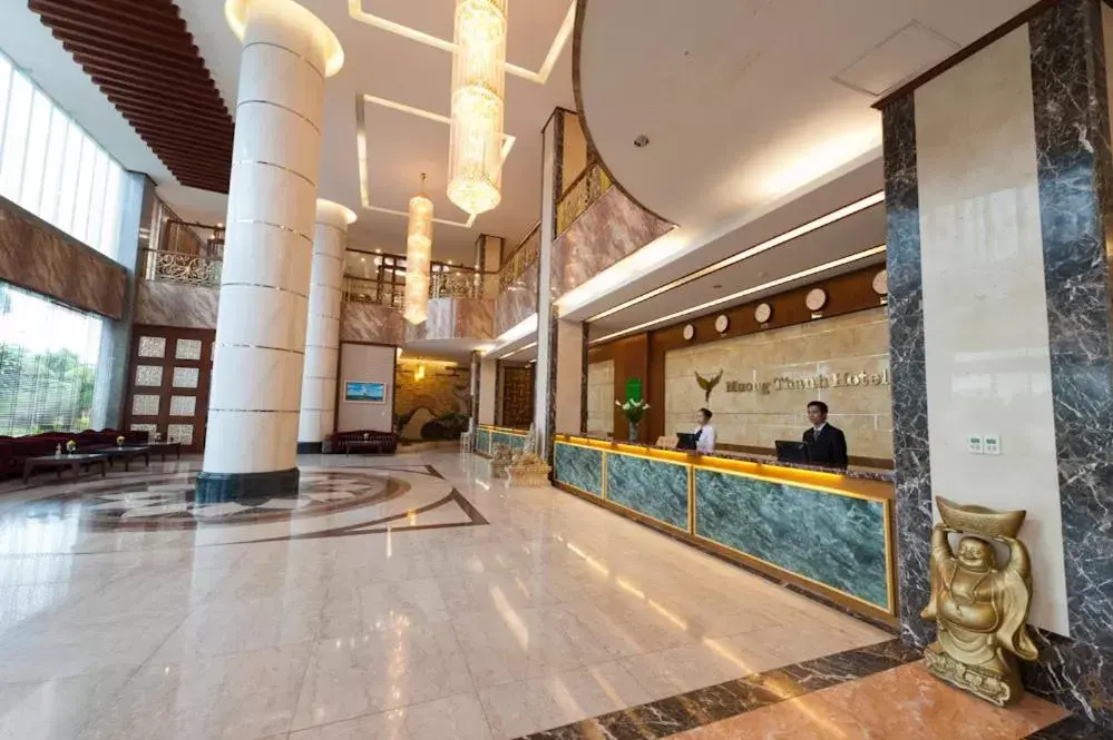 Bird's eye view, Lobby/Reception in Muong Thanh Grand Xa La Hotel