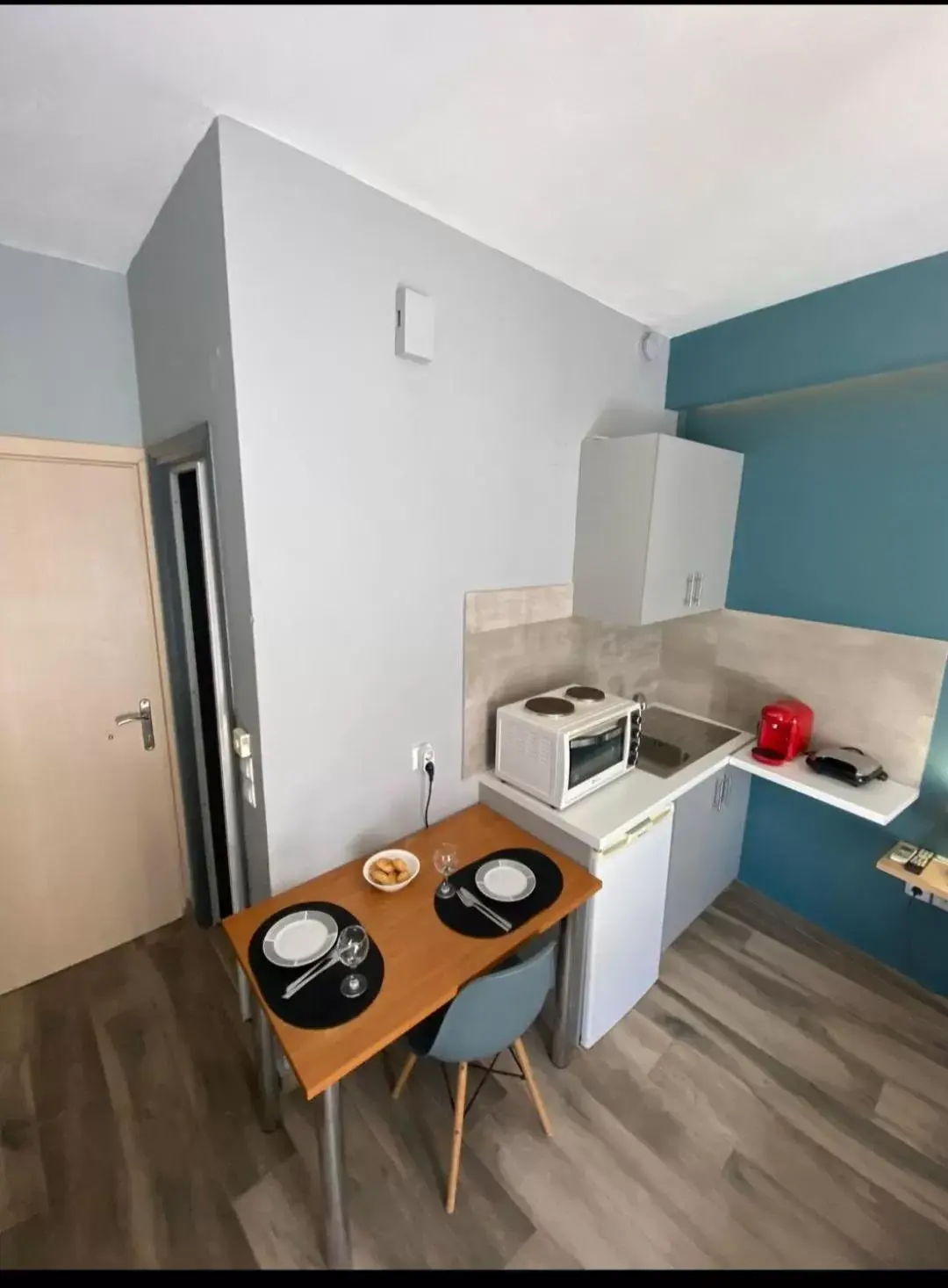 Kitchen/Kitchenette in SPN.SPIROS APARTMENTS PREVEZA