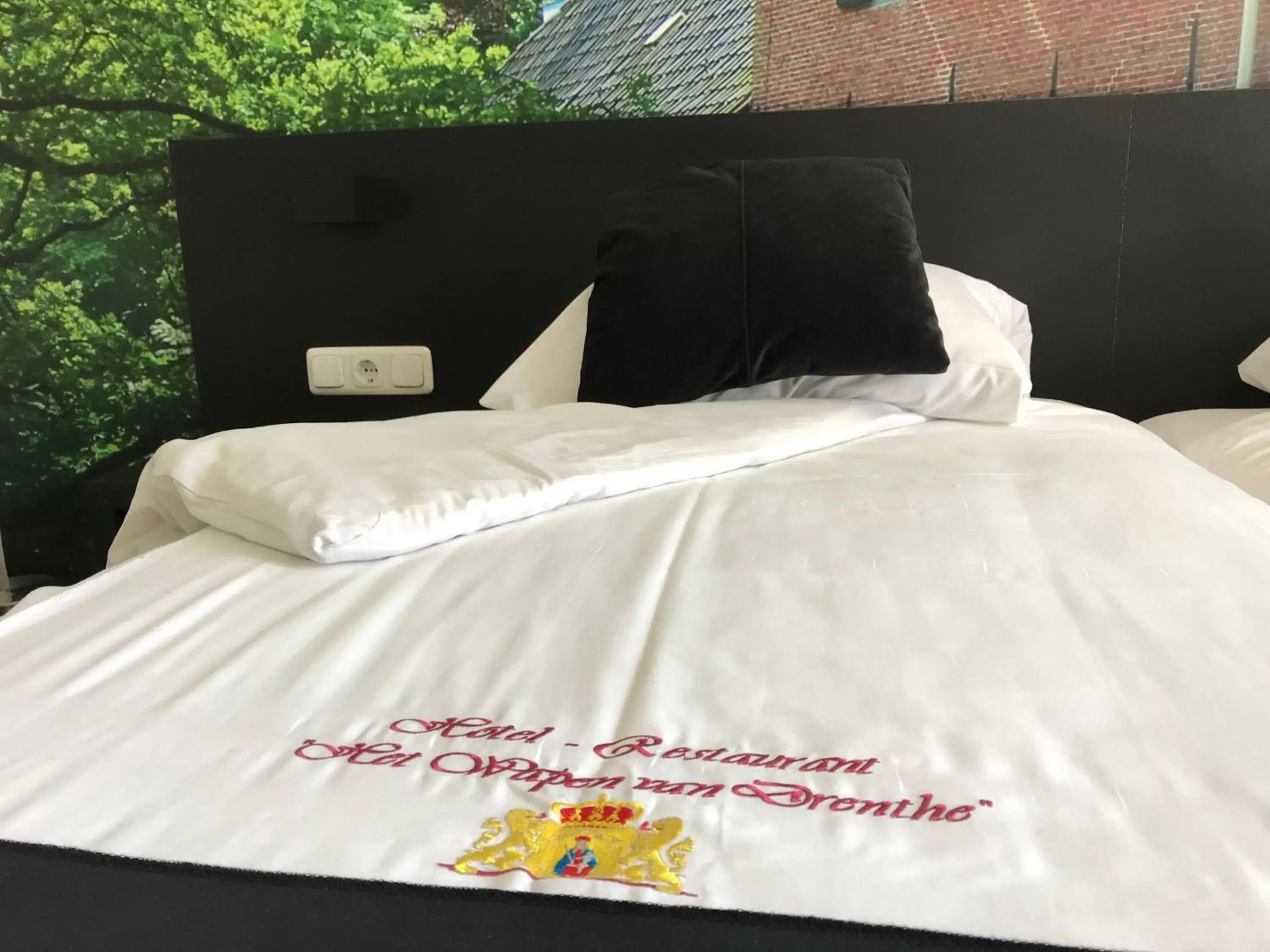 Bed in Hotel Het Wapen van Drenthe