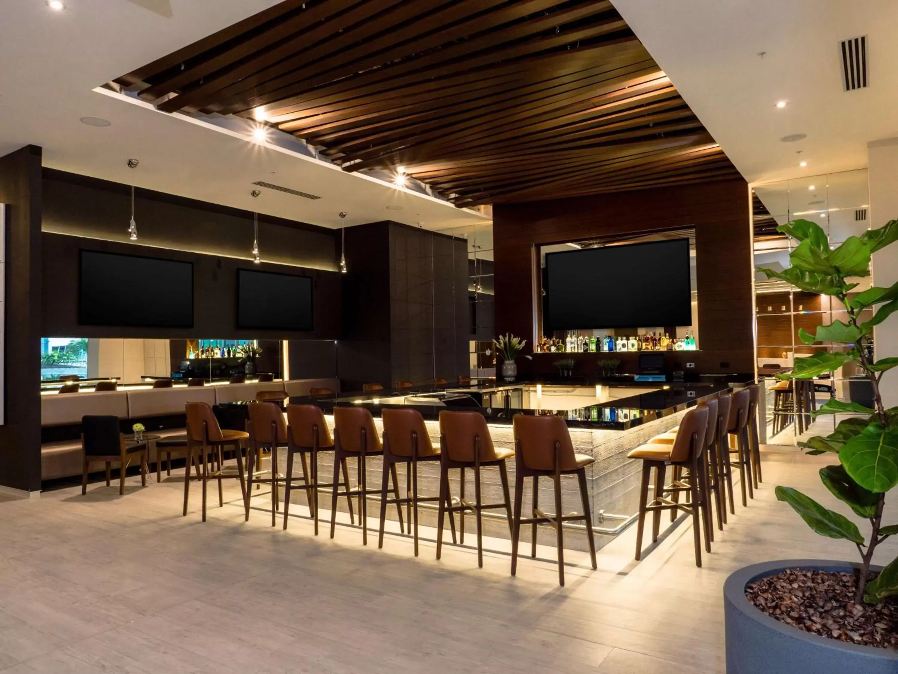 Lounge or bar in Hilton Garden Inn Santa Ana, San Jose