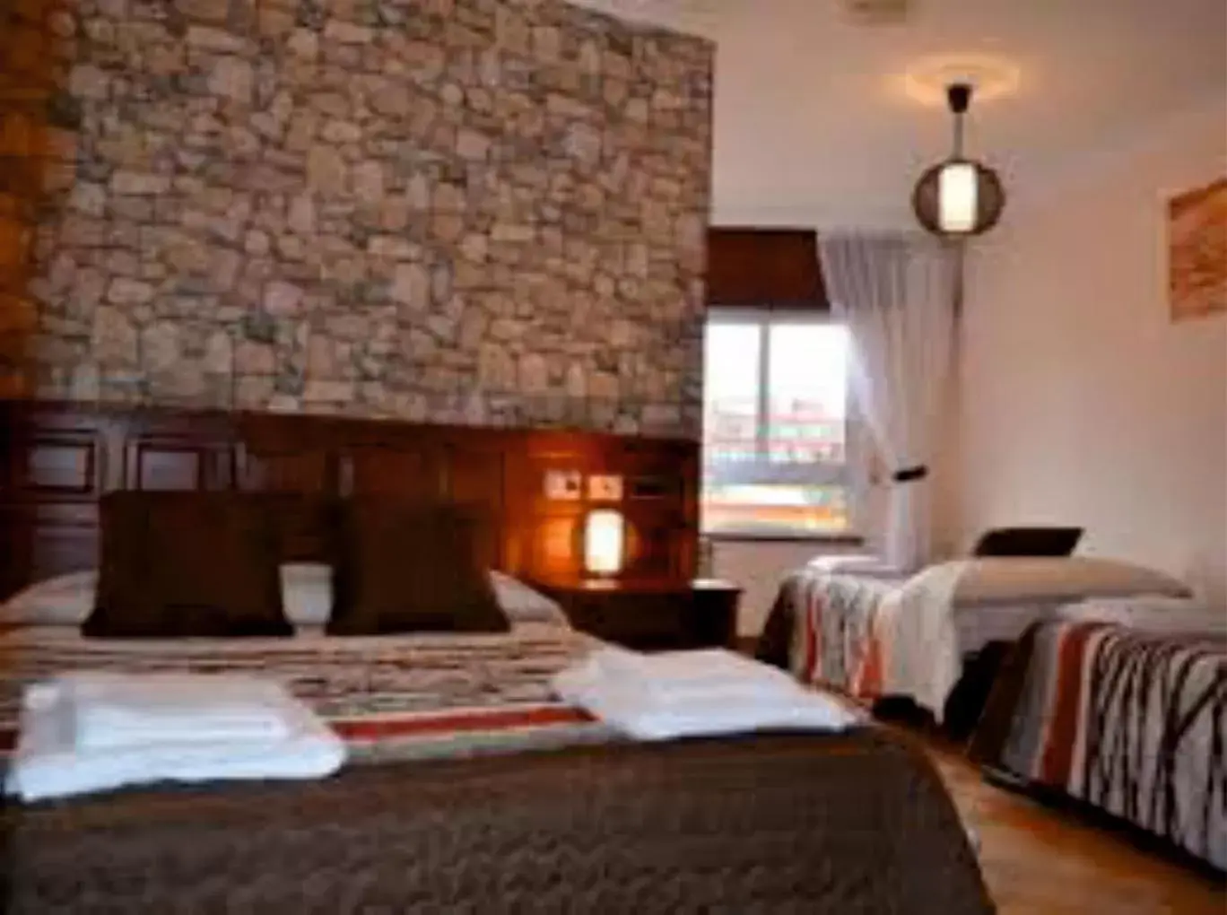 Decorative detail, Bed in Hotel Celta Galaico