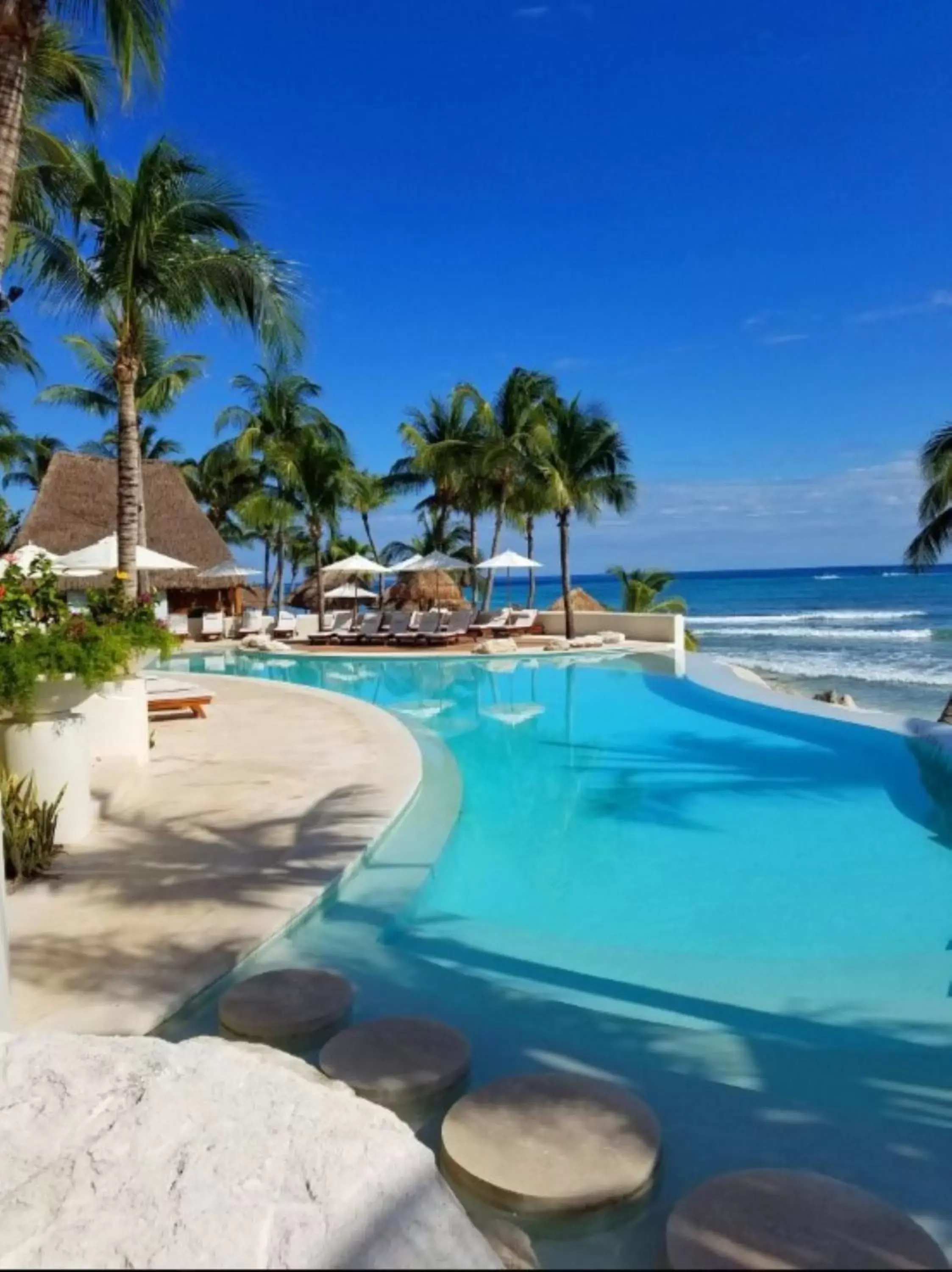 Swimming Pool in Mahekal Beach Front Resort & Spa