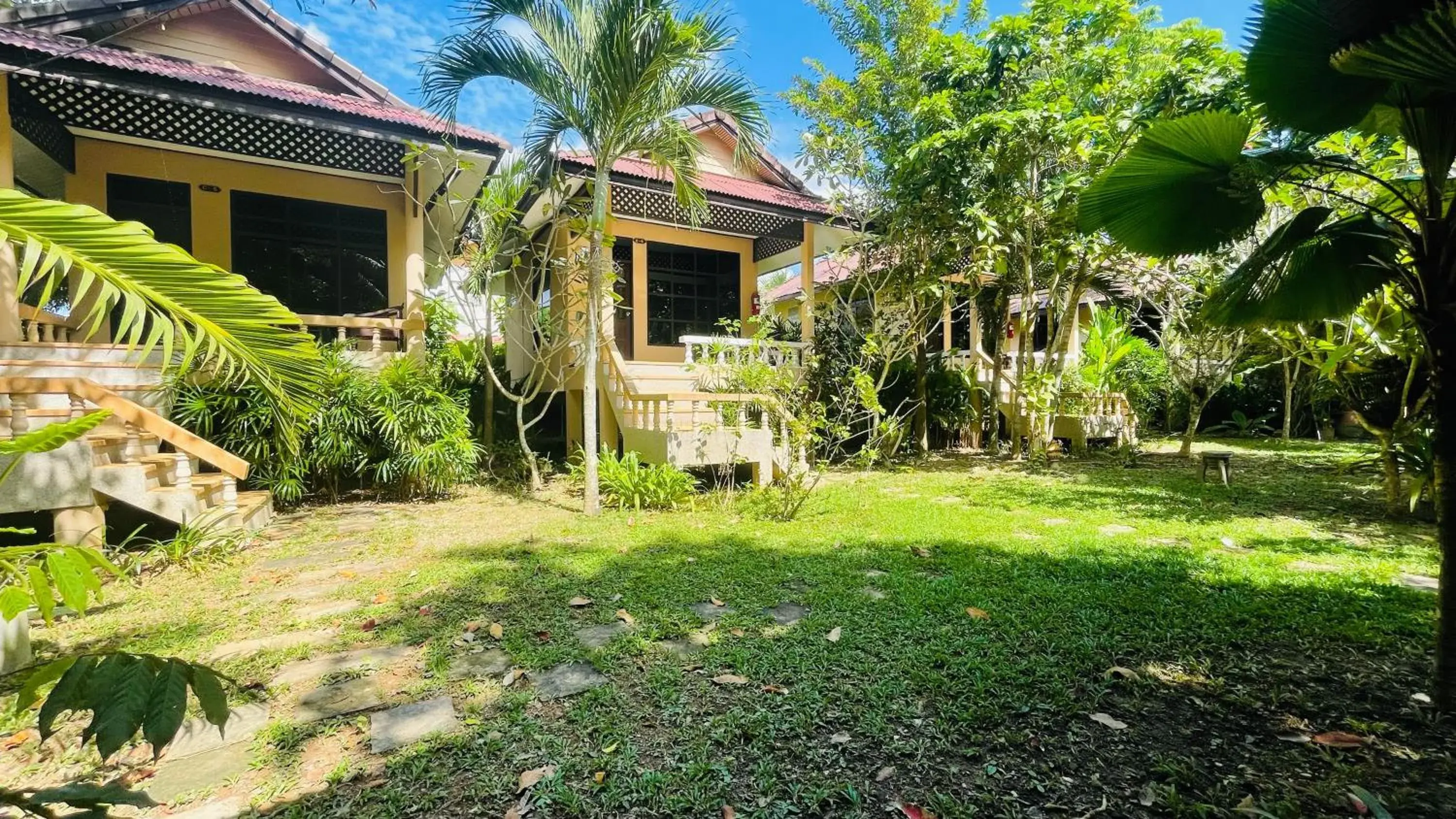 Garden view, Property Building in Clean Beach Resort