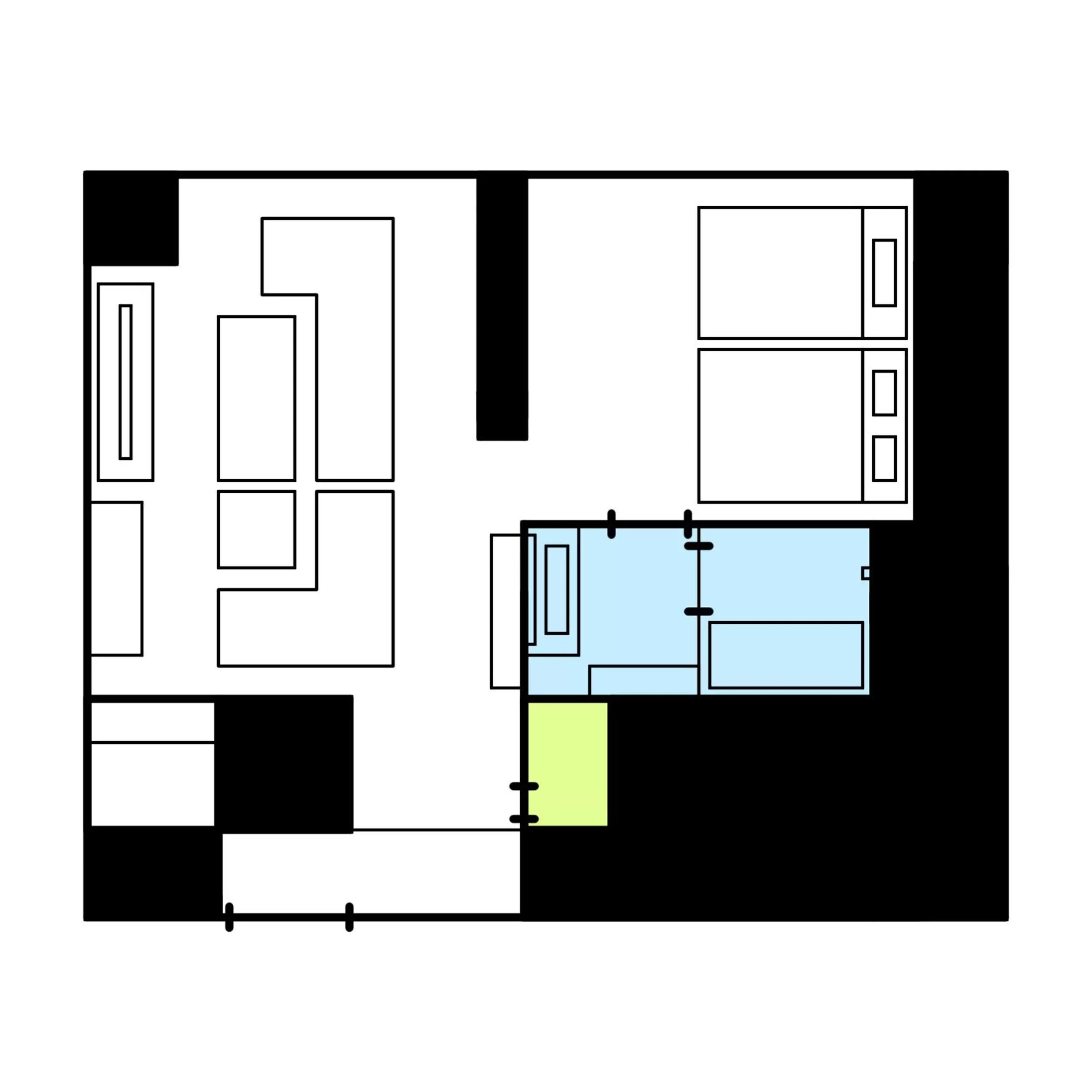 Floor plan in HOTEL THE HAKATA TERRACE