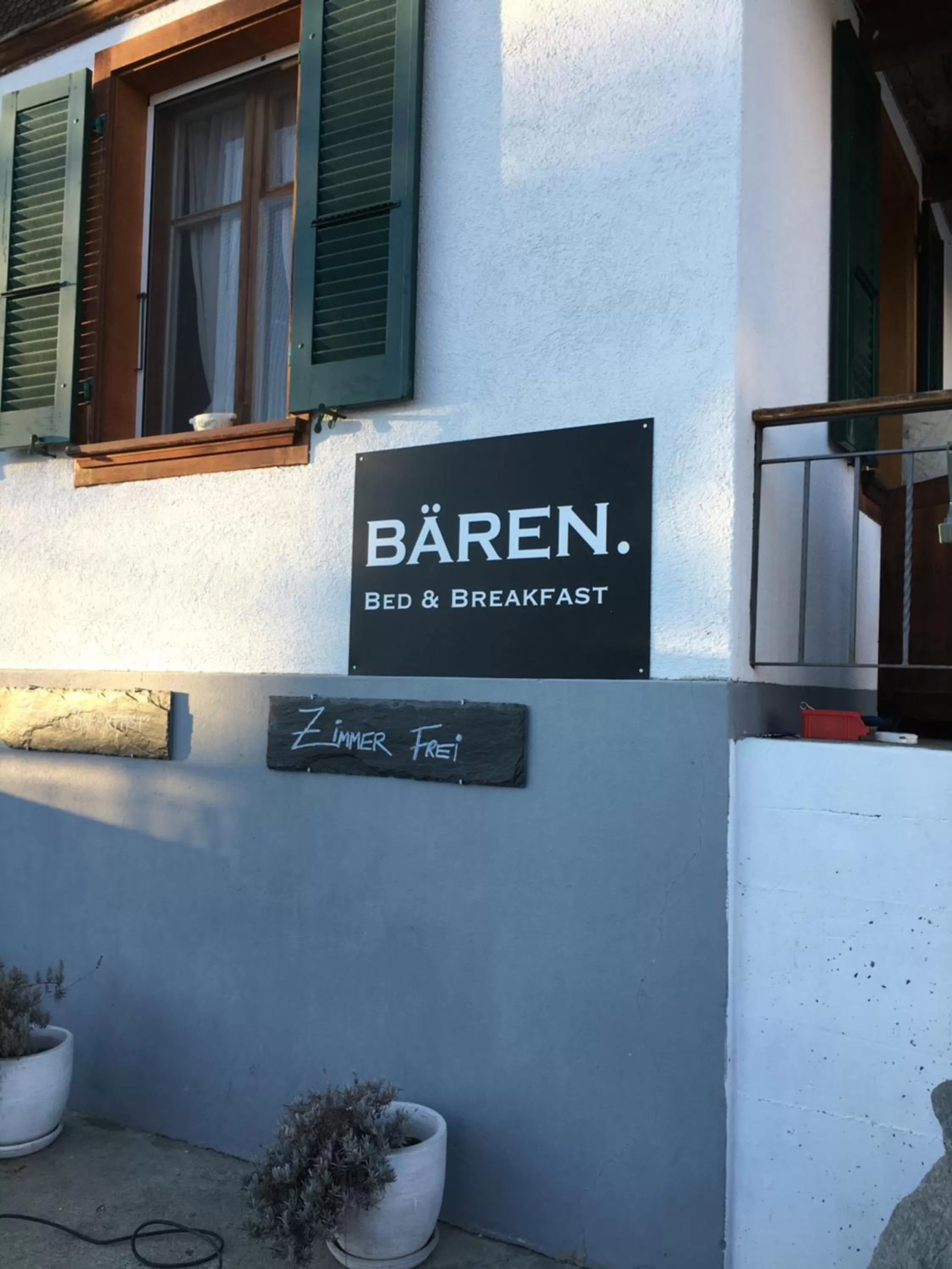 Facade/entrance in B&B Bären