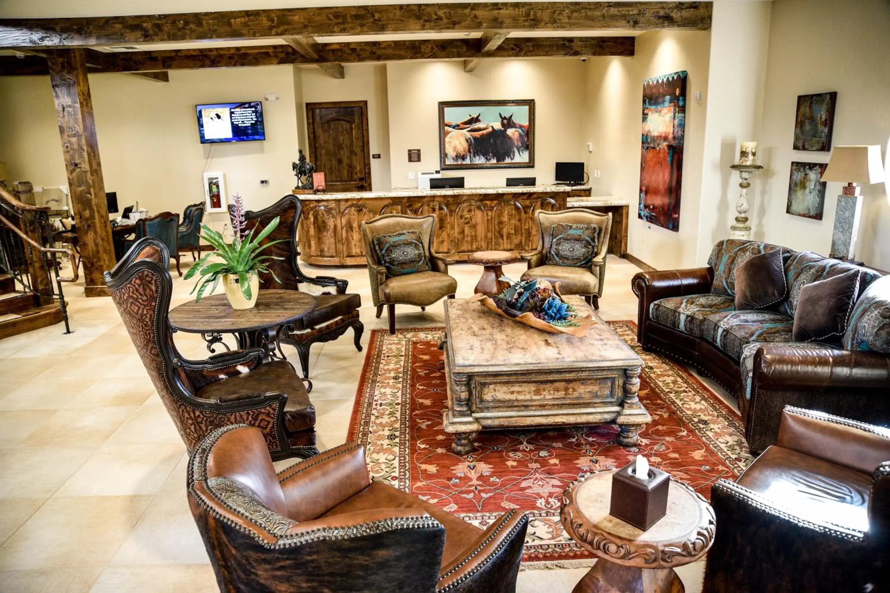 Lobby or reception in The Murieta Inn and Spa Lobby or reception in The Murieta Inn and Spa