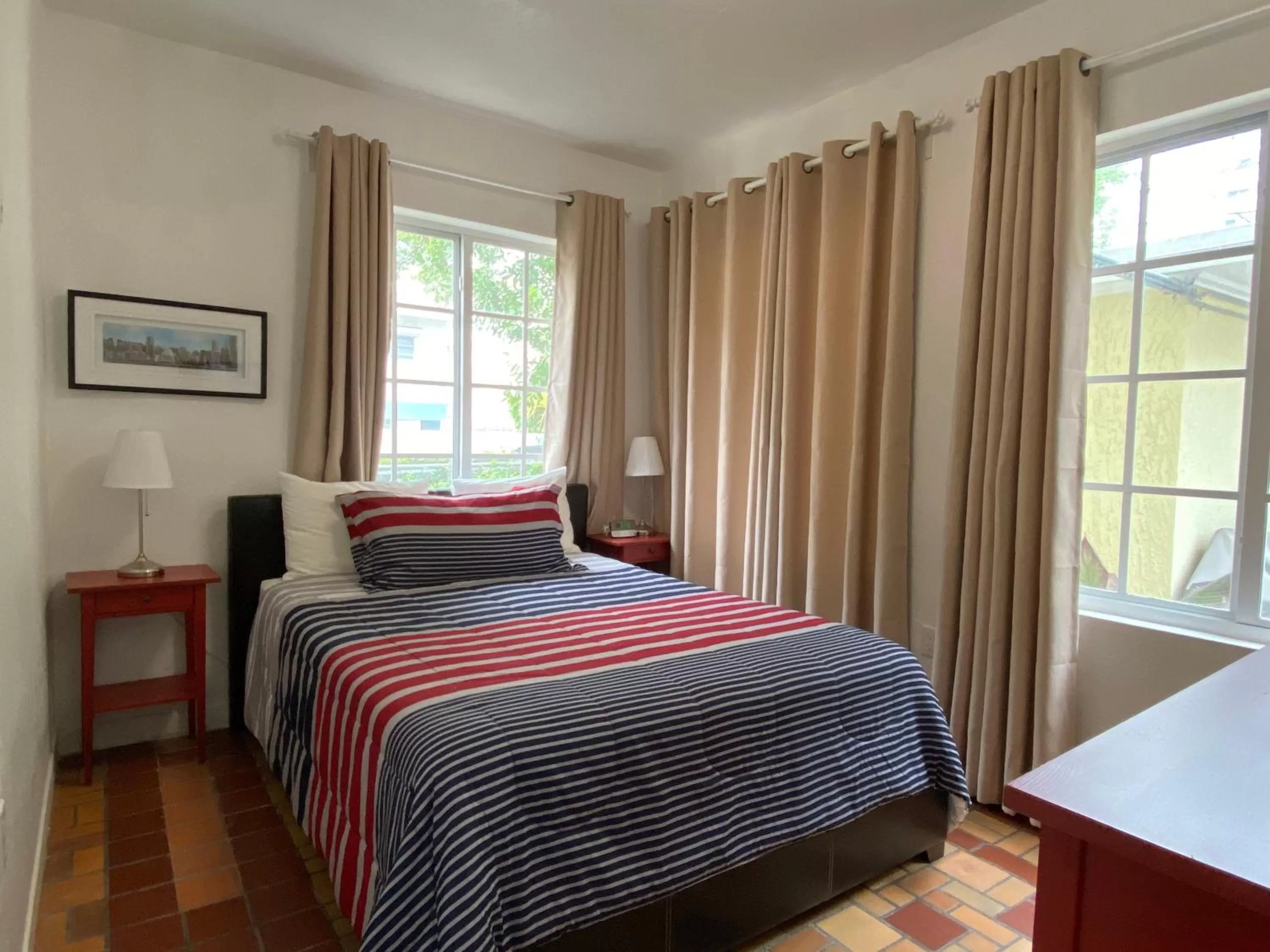 Bed in Harding Boutique Apartments