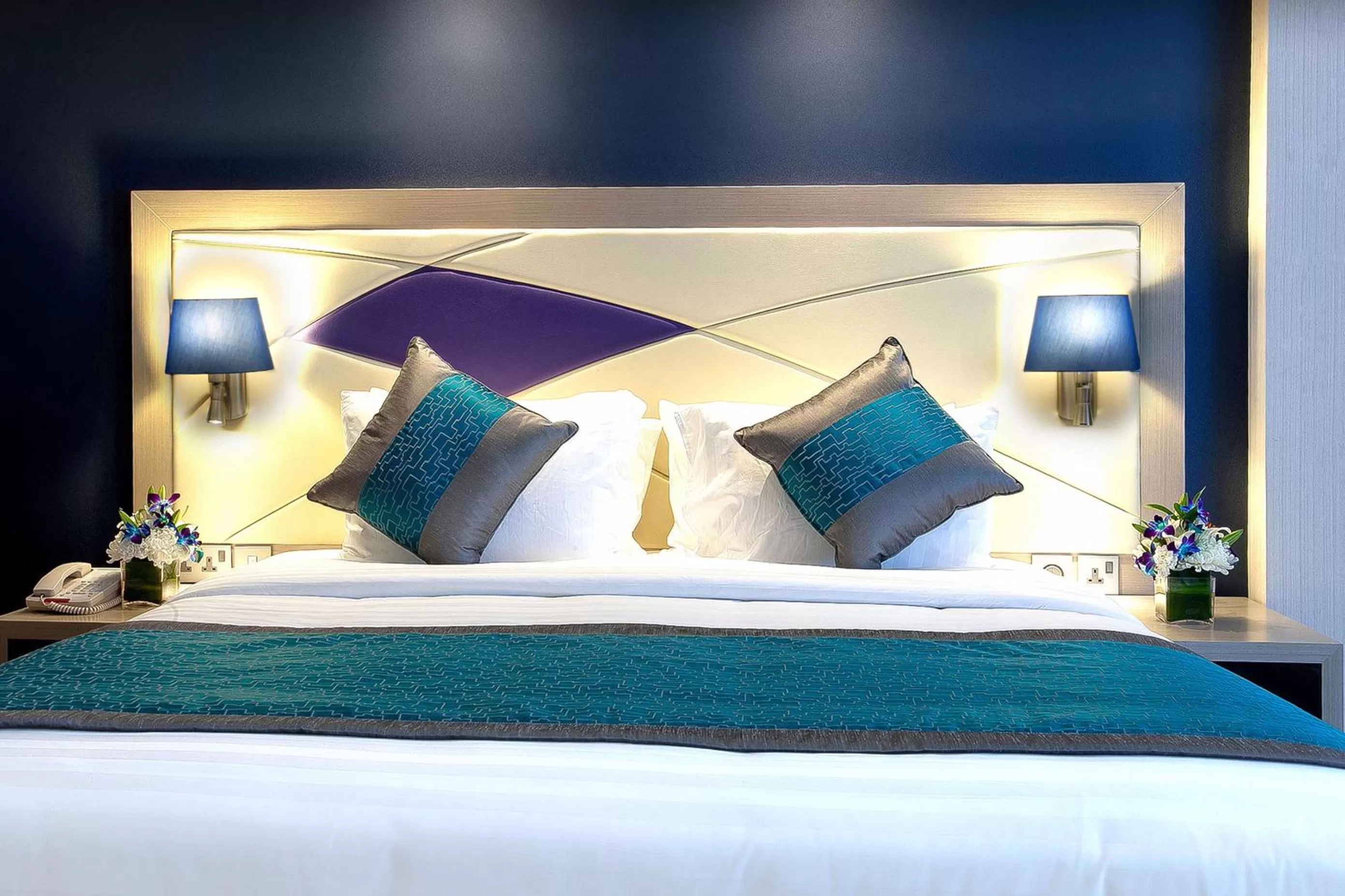 Bed in Al Sarab Hotel