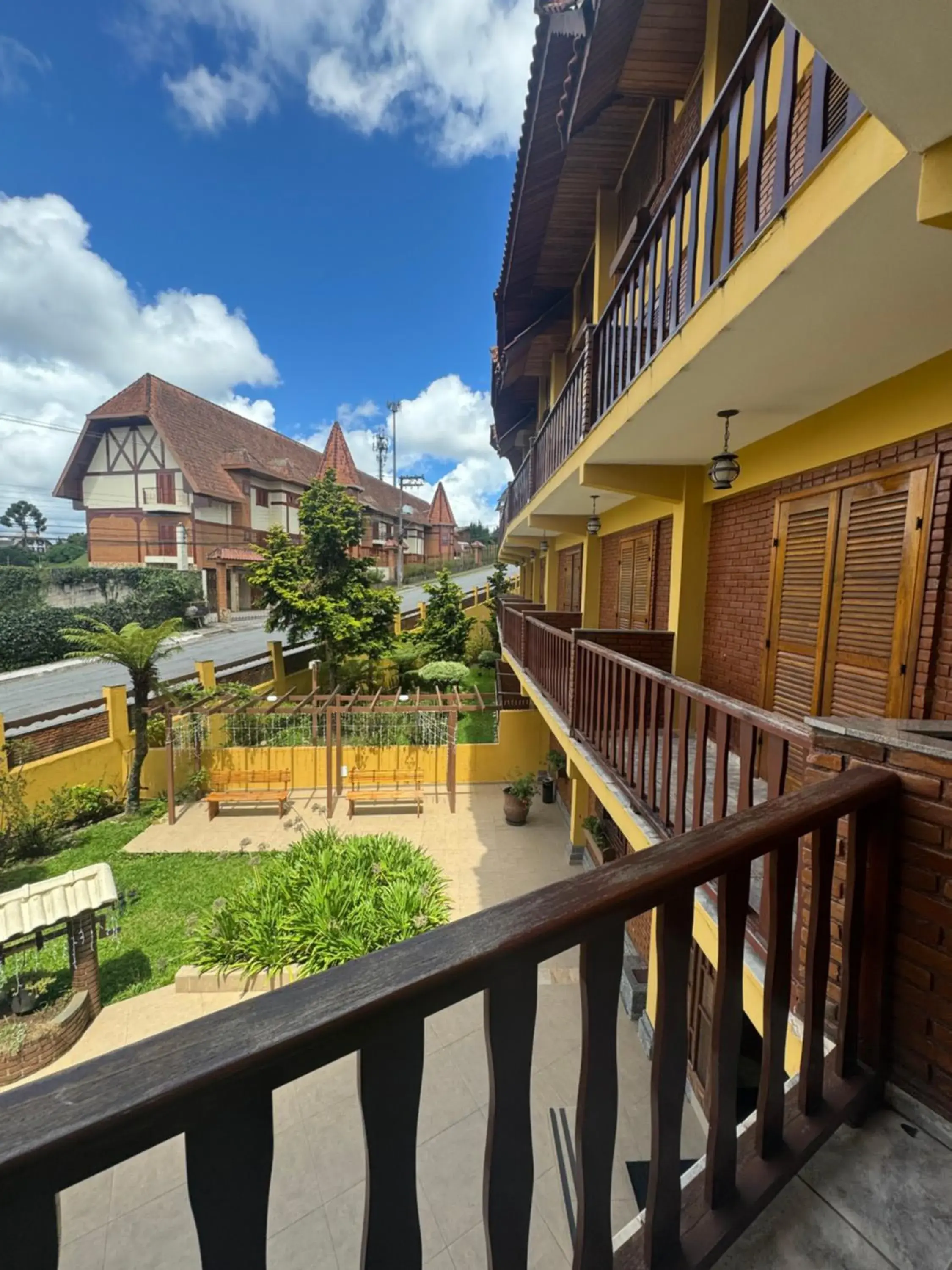 View (from property/room), Balcony/Terrace in Hotel Garnier