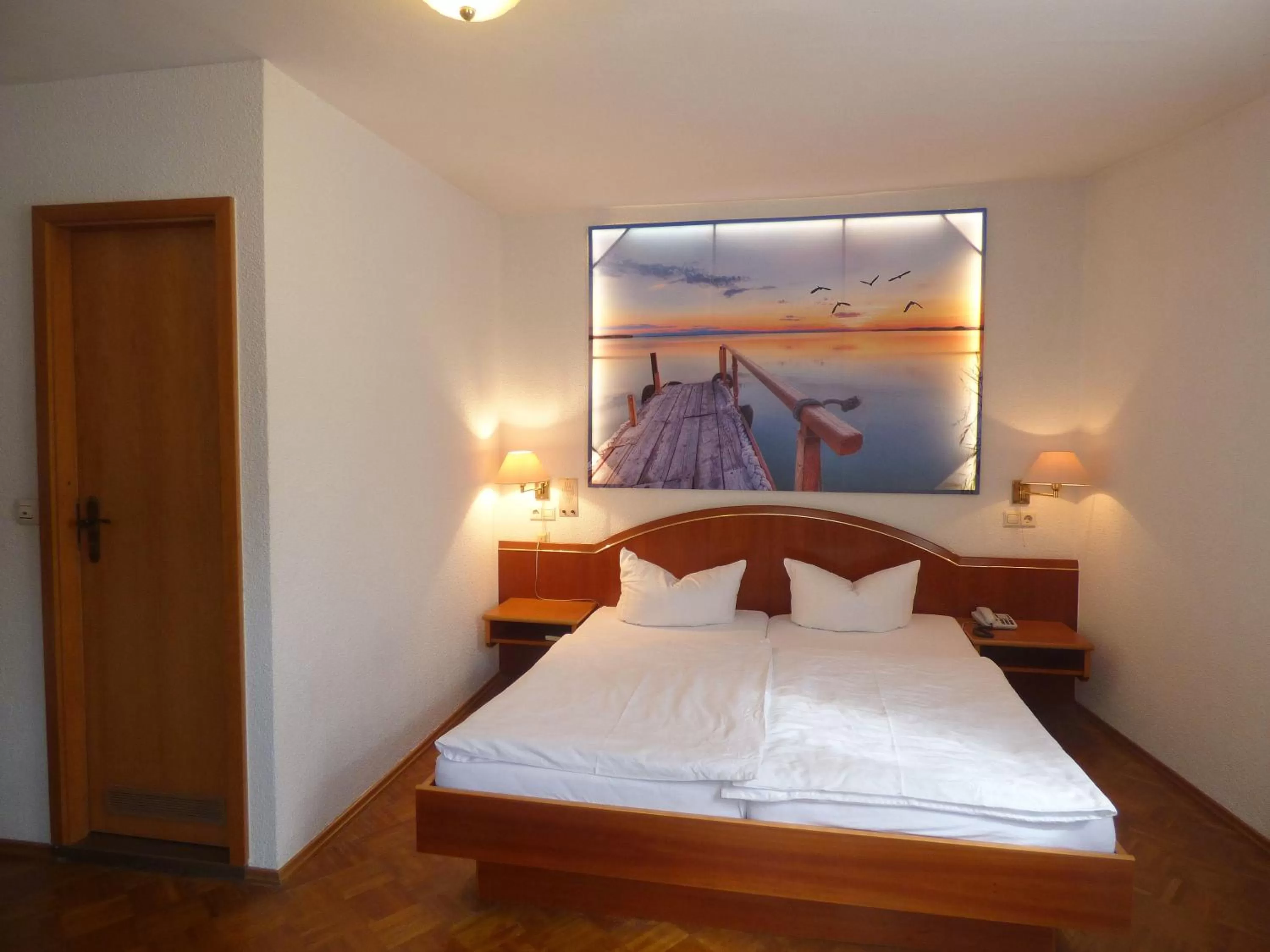 Photo of the whole room, Bed in Hotel Krone