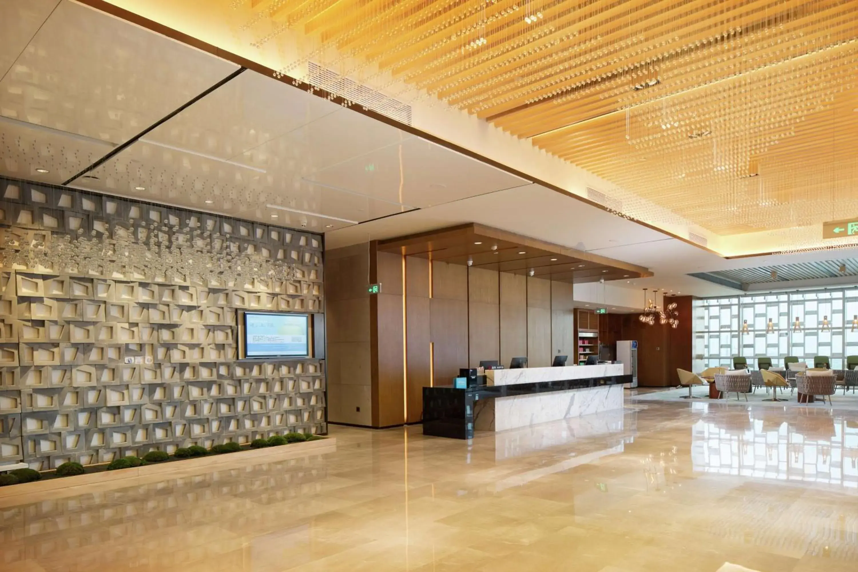 Lobby or reception in Hilton Garden Inn Zhuhai Hengqin Lobby or reception in Hilton Garden Inn Zhuhai Hengqin