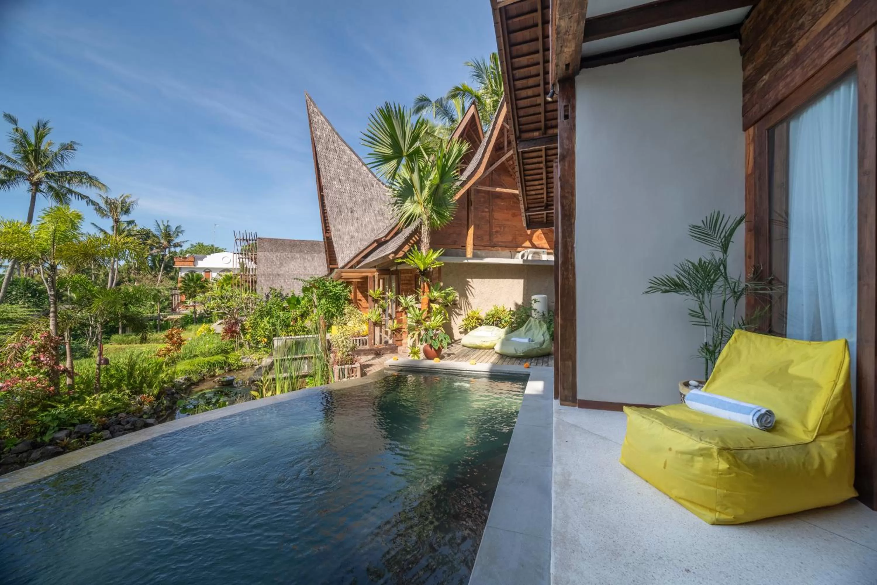 Pool view in Menzel Ubud