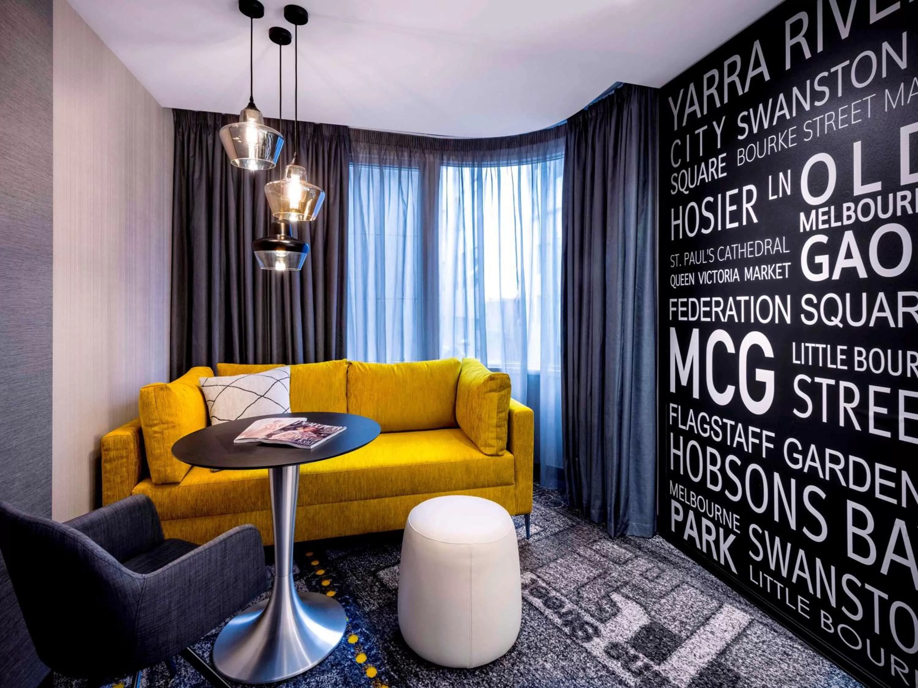 Photo of the whole room, Seating Area in Pullman Melbourne on Swanston