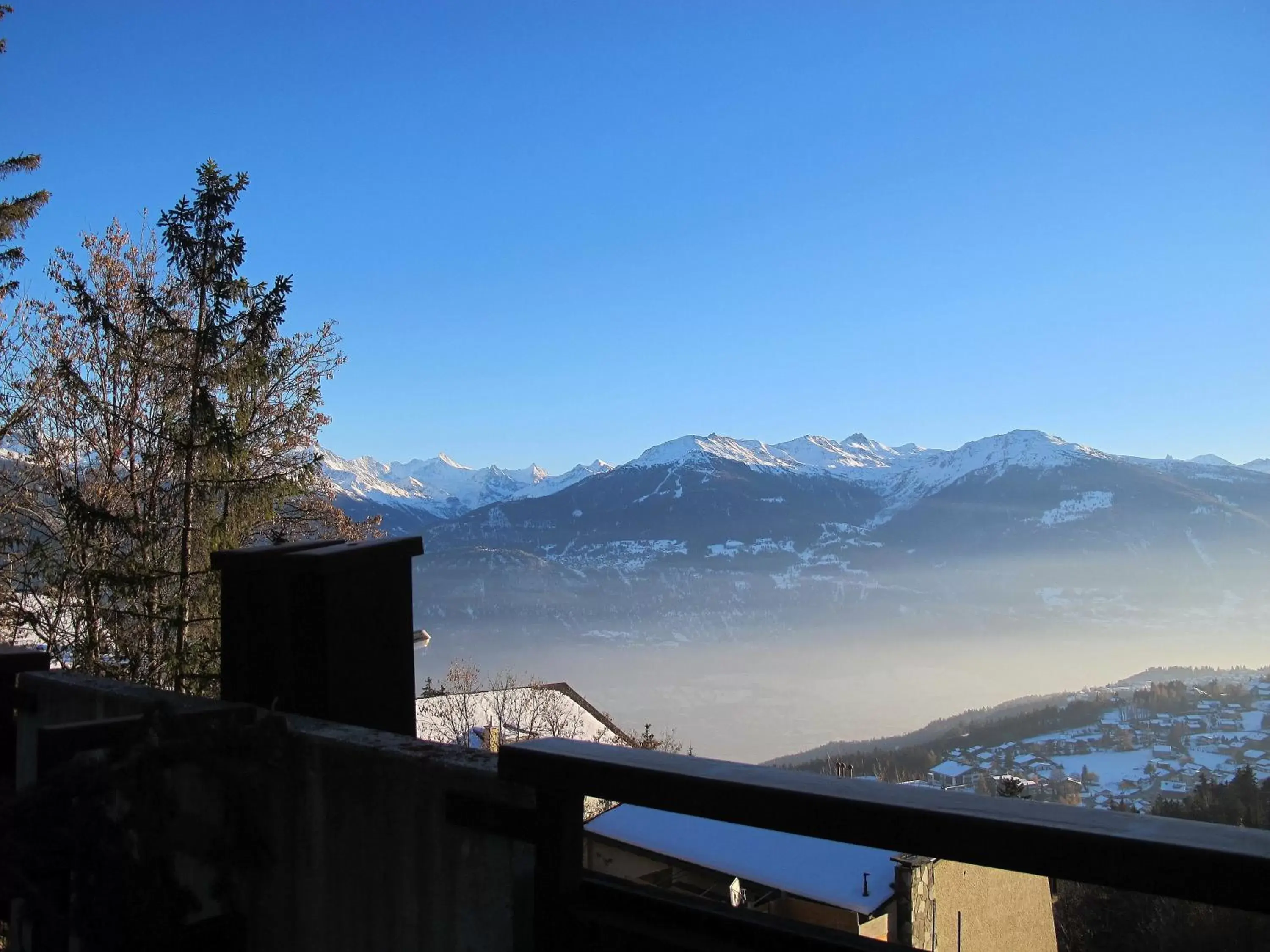 View (from property/room), Mountain View in Hôtel de la Forêt